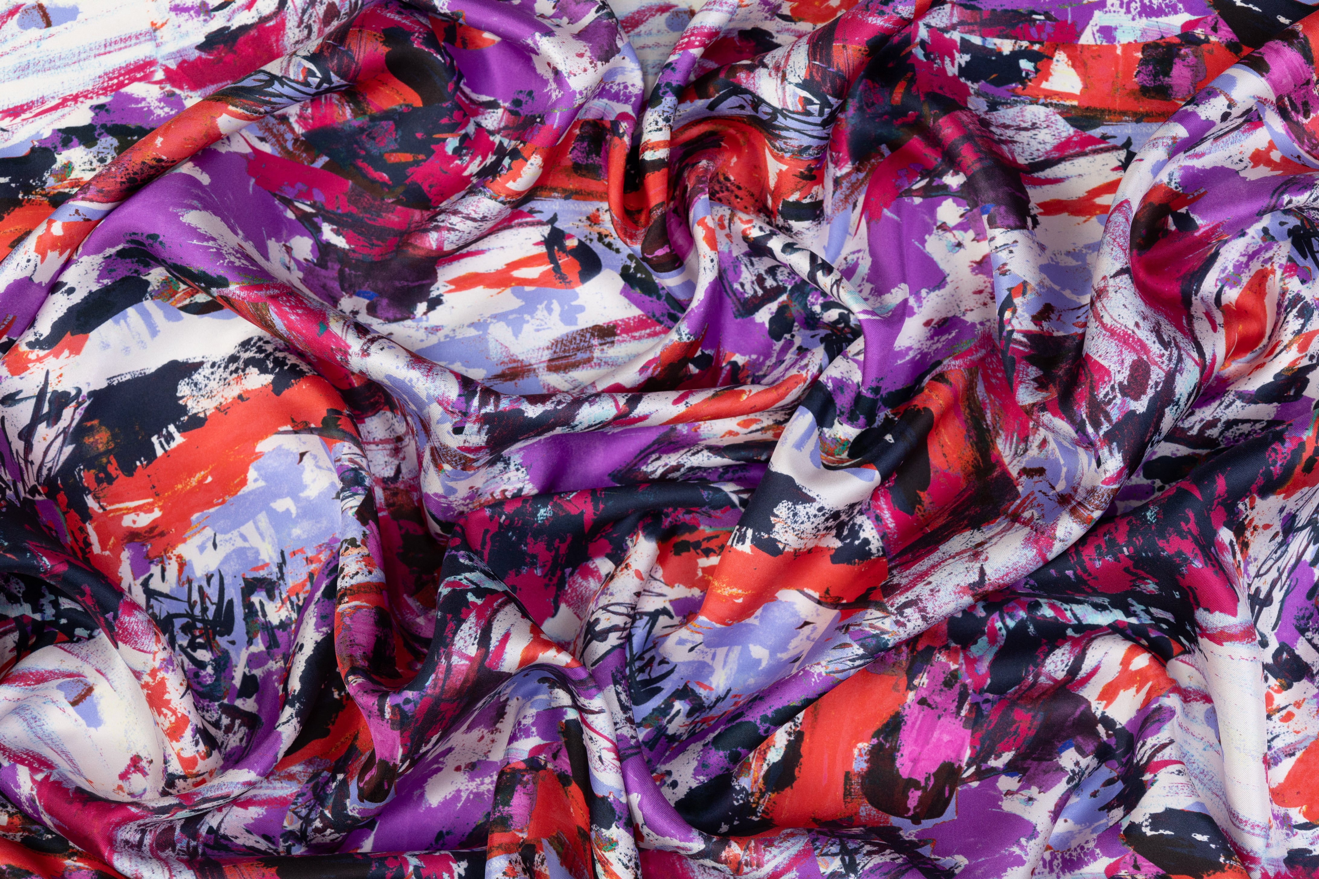 Emanuel Ungaro - Abstract Silk Twill - Multicolor