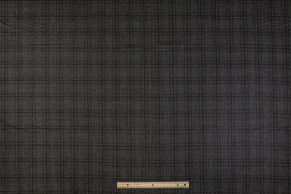 Fordam - Wool Suiting - Charcoal Gray