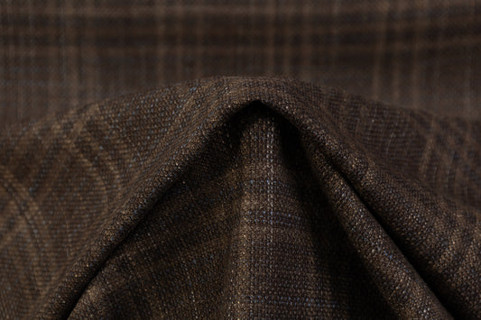 Ermenegildo Zegna - Trofeo Wool Cashmere and Silk Suiting - Brown