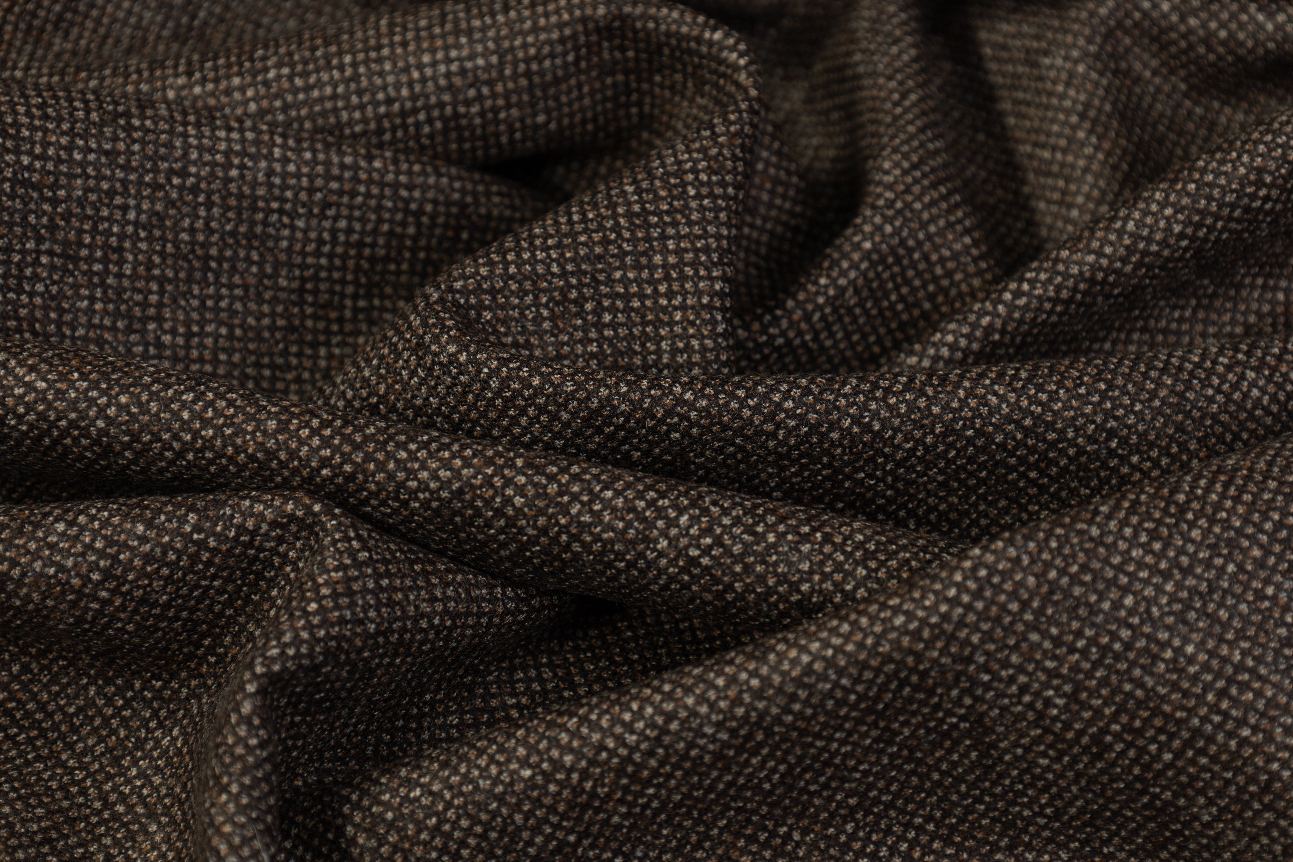 Fordam - Wool Tweed Suiting - Brown