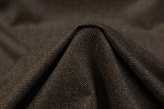 Fordam - English Style Wool Tweed Suiting - Brown