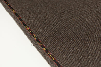 Fordam - English Style Wool Tweed Suiting - Brown