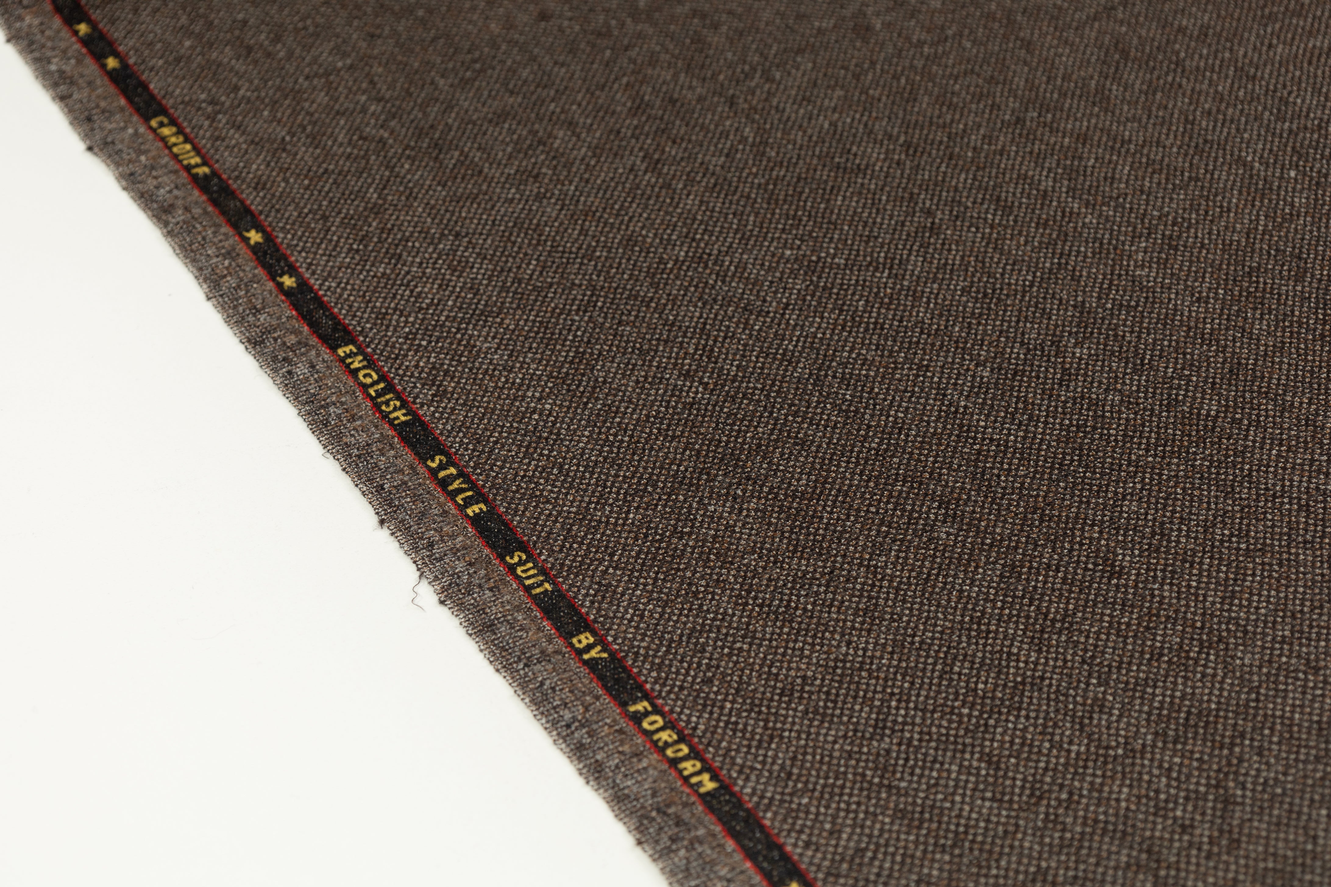 Fordam - Wool Tweed Suiting - Brown