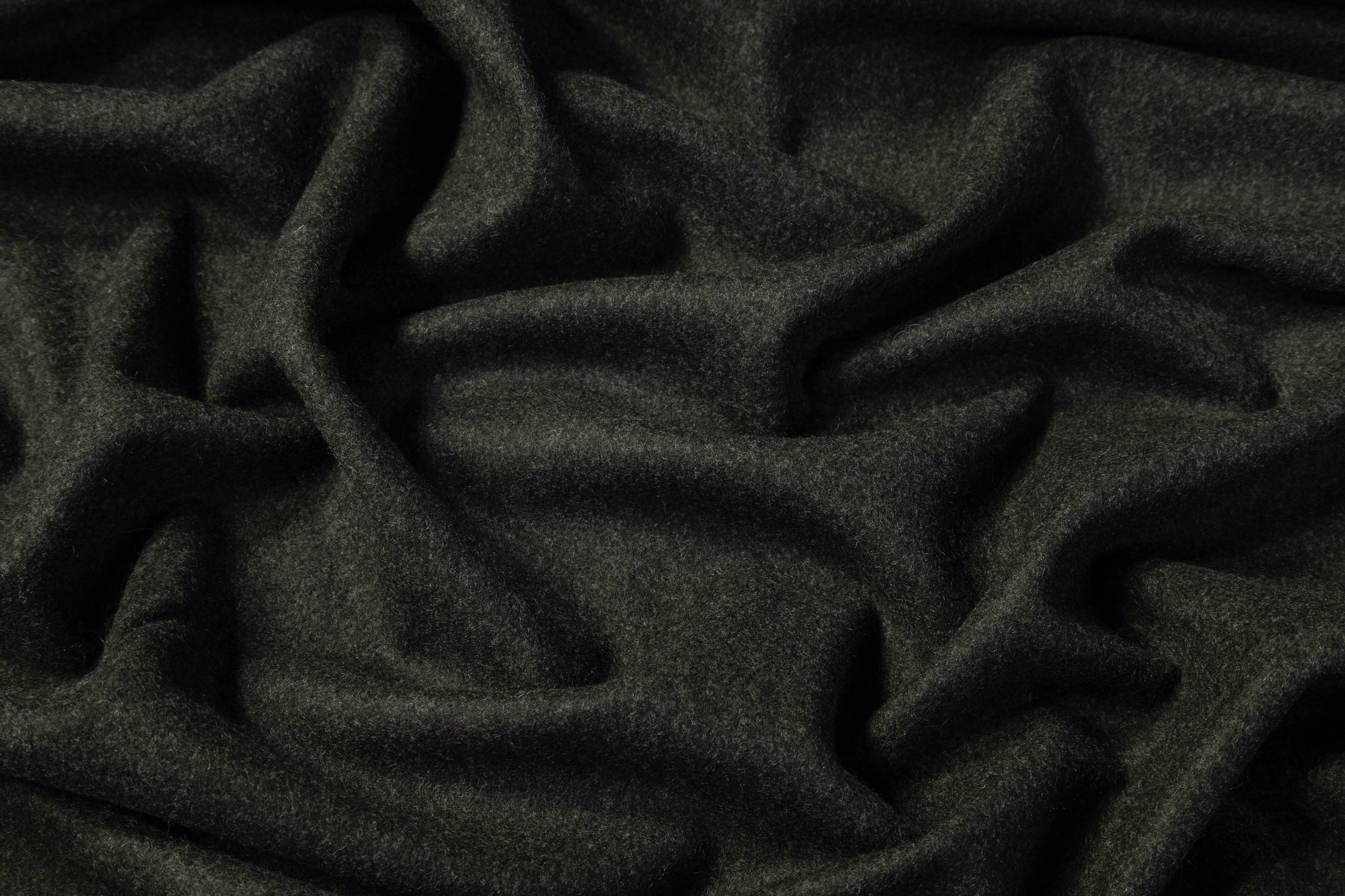Hardy Minnis - English Flannel Wool - Dark Green