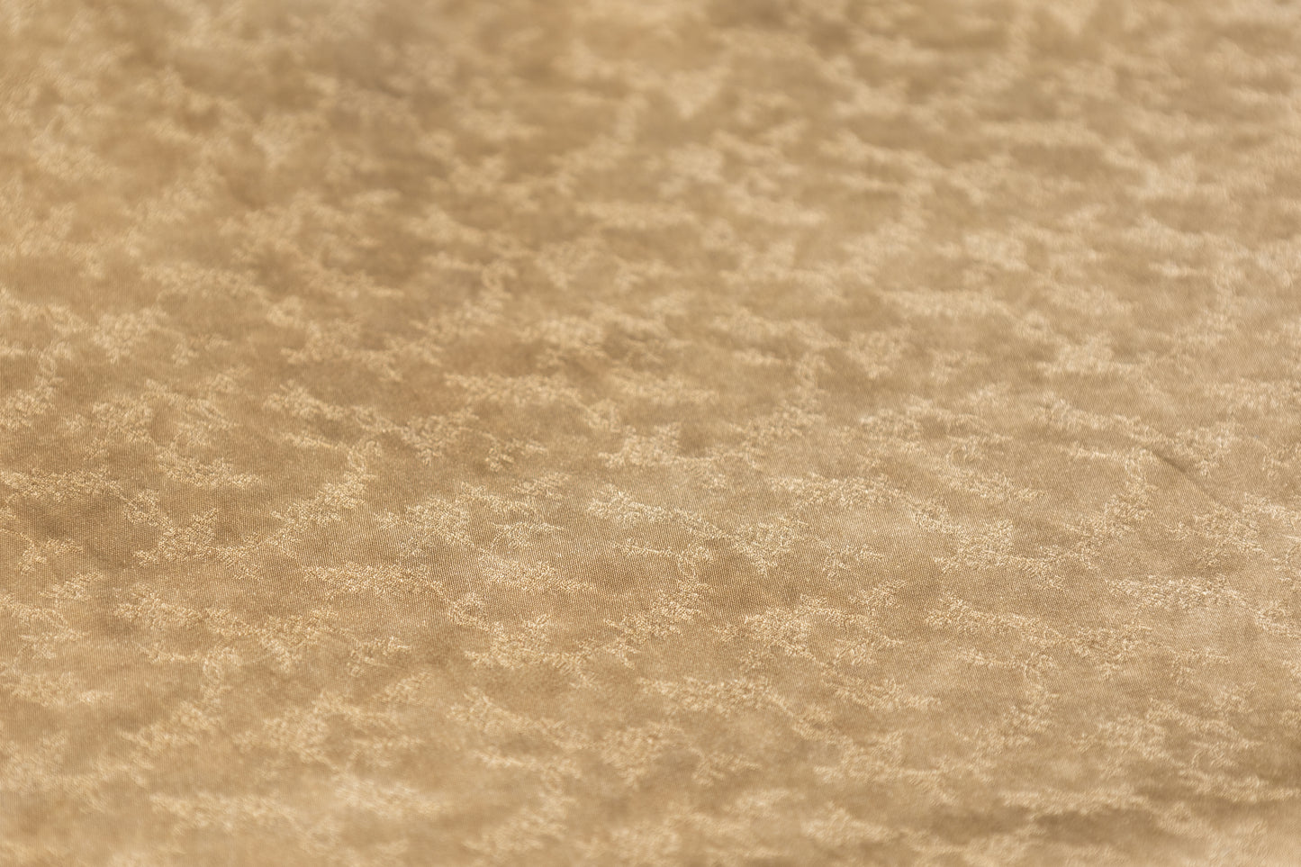 Intricate Floral Viscose Jacquard - Antique Gold