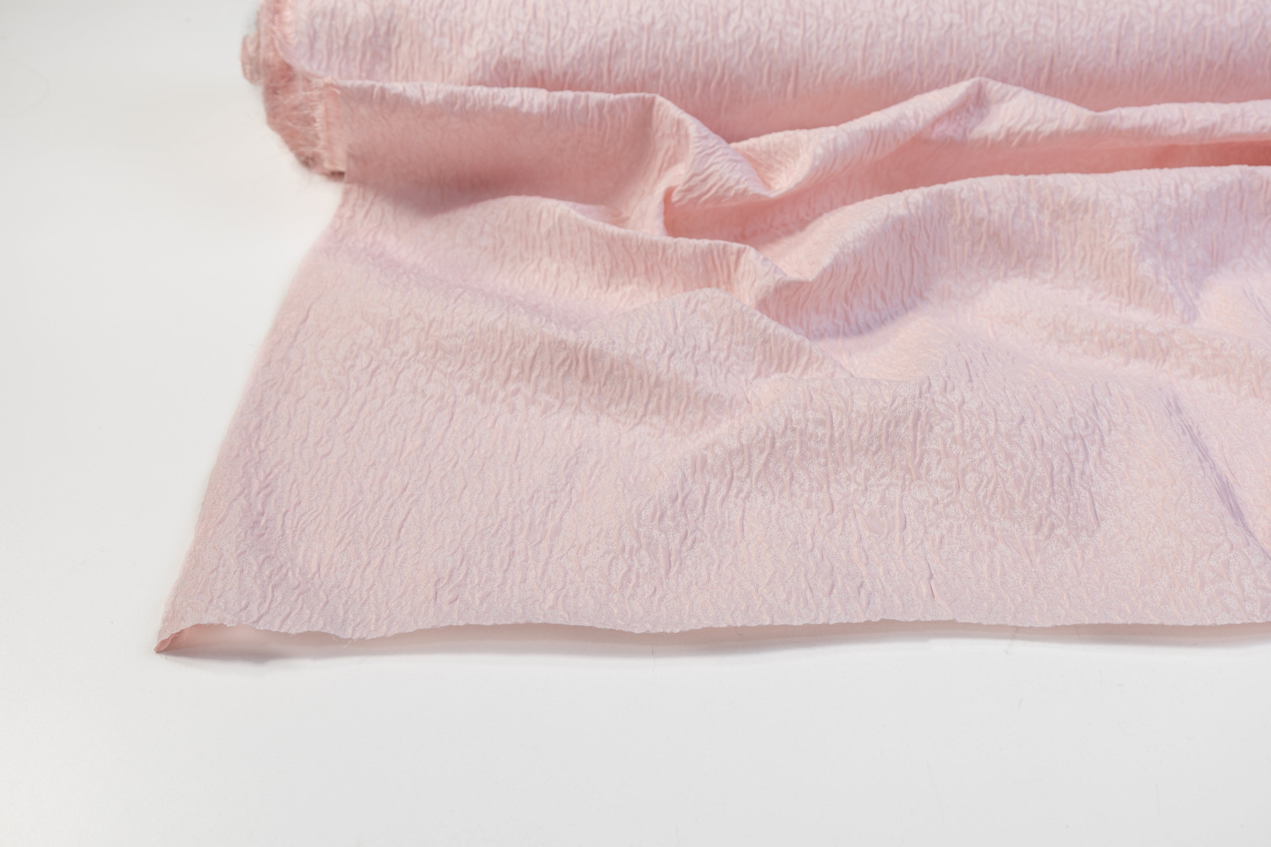 Cloqué Brocade - Pink