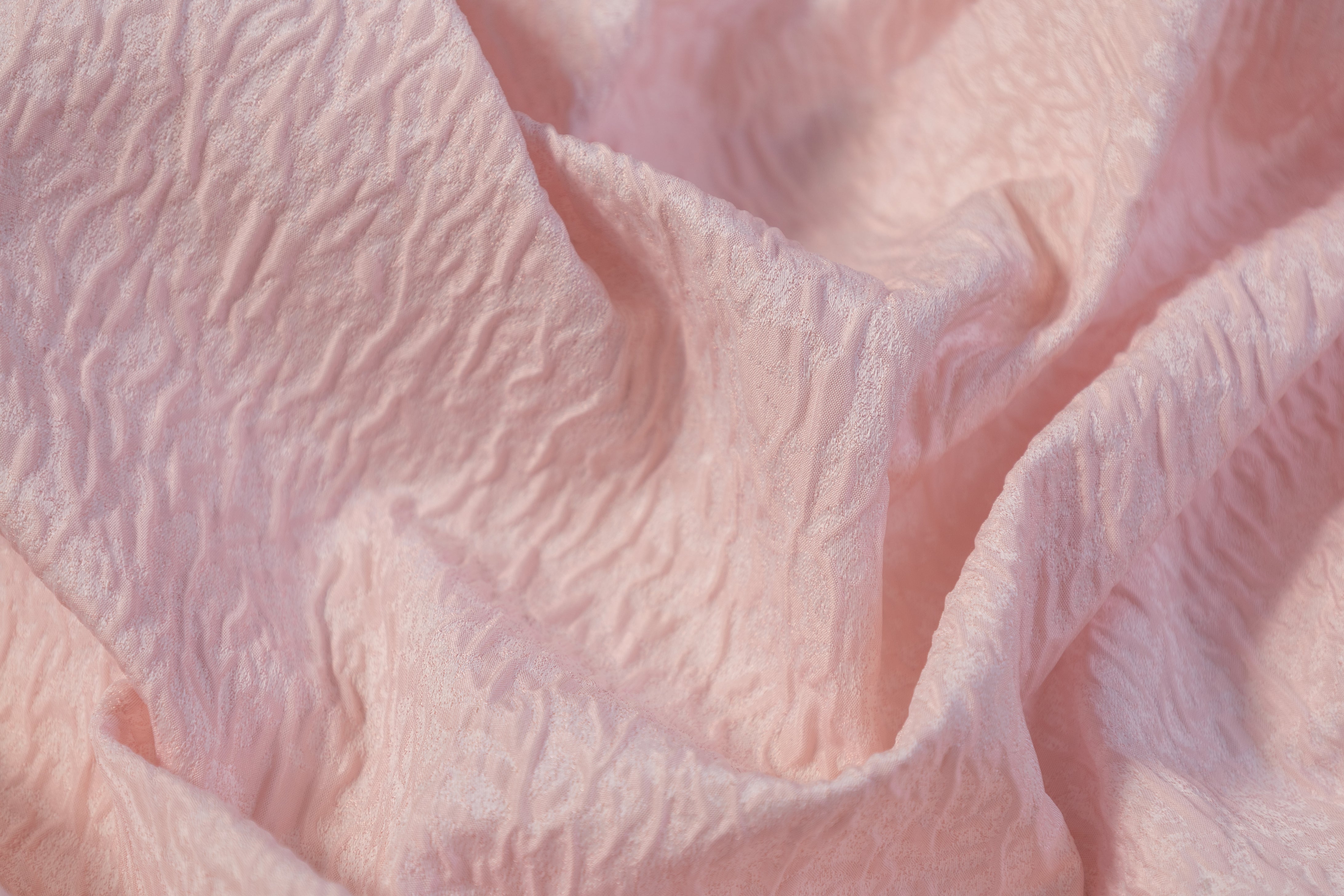 Cloqué Brocade - Pink