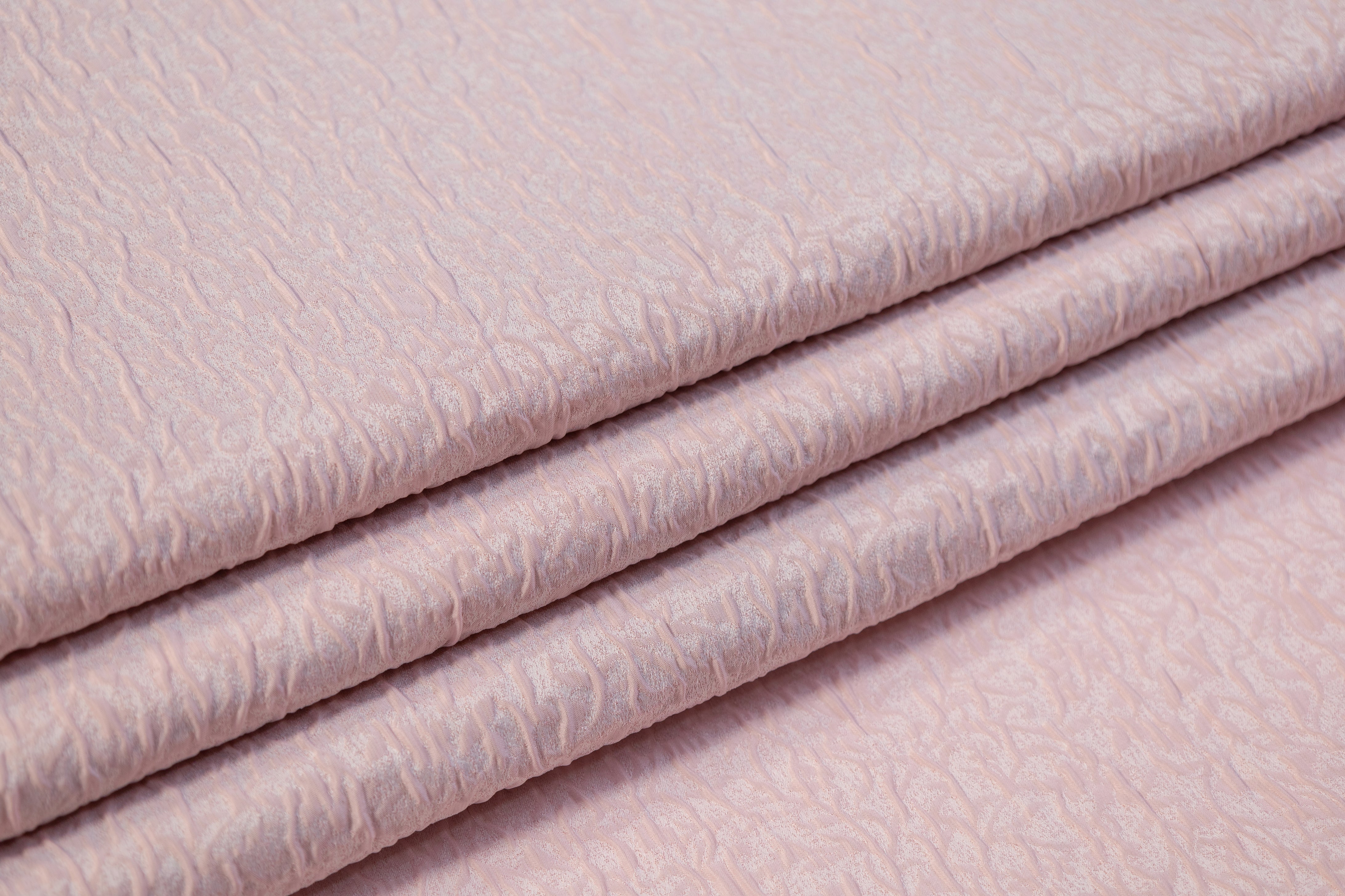 Cloqué Brocade - Pink