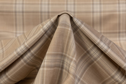 Ermenegildo Zegna - Superfine Australian Wool Silk and Linen Suiting - Tan