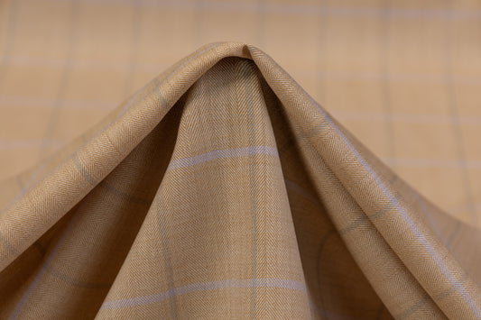 Ermenegildo Zegna - Super Fine Australian Wool and Silk Suiting - Tan