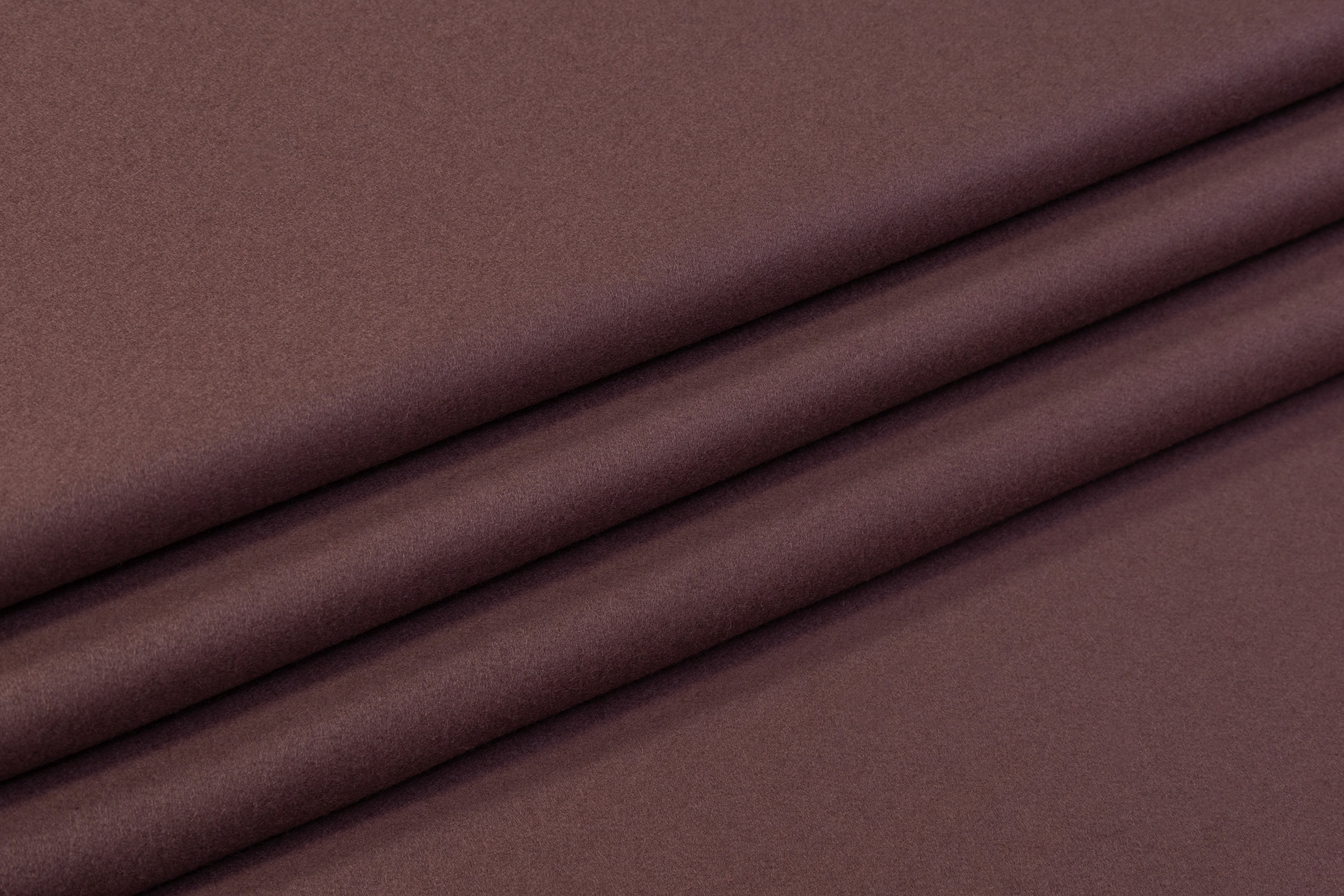 Double Faced Wool Coating - Dusty Mauve