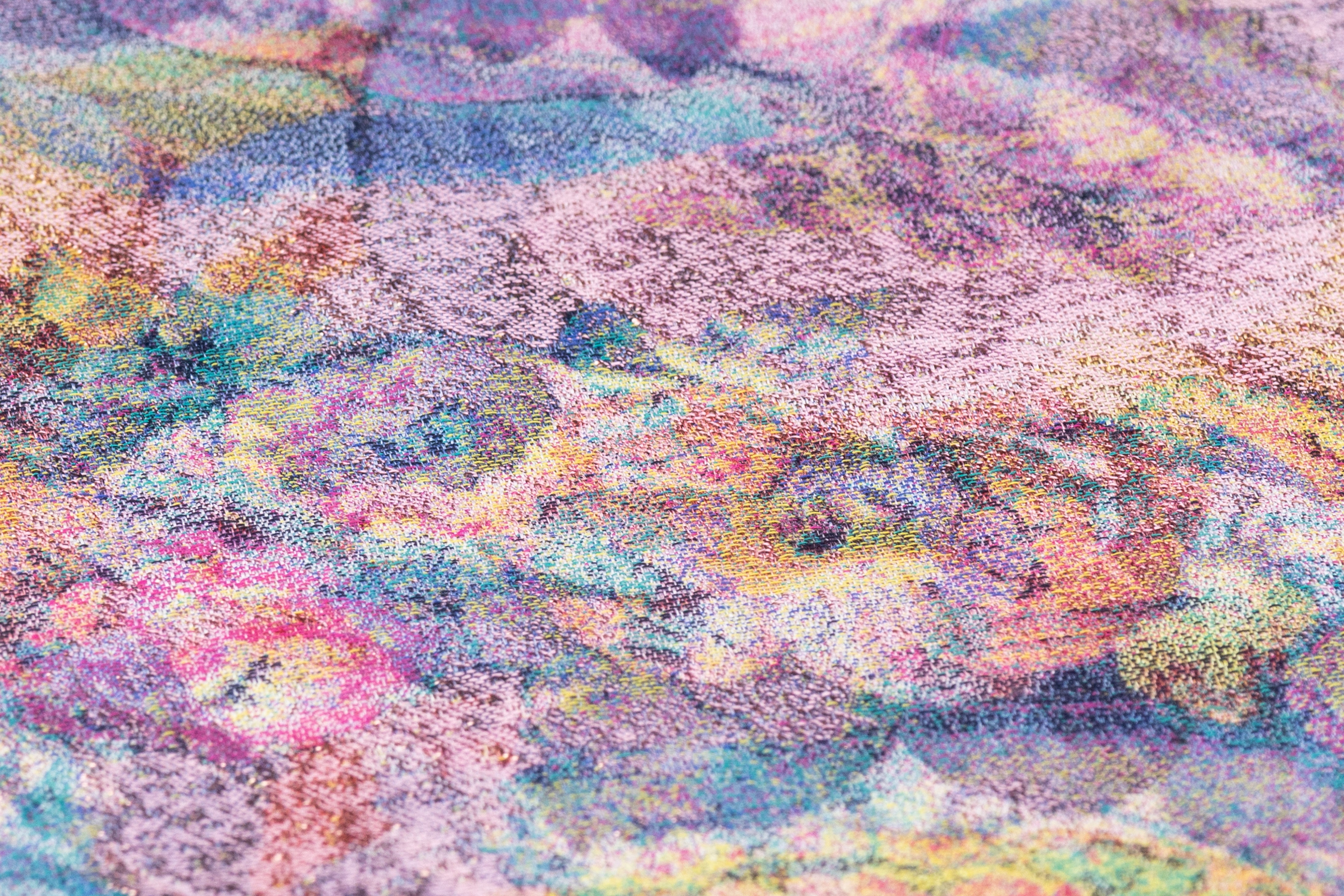 Abstract Floral Italian Chiné Jacquard - Multicolor