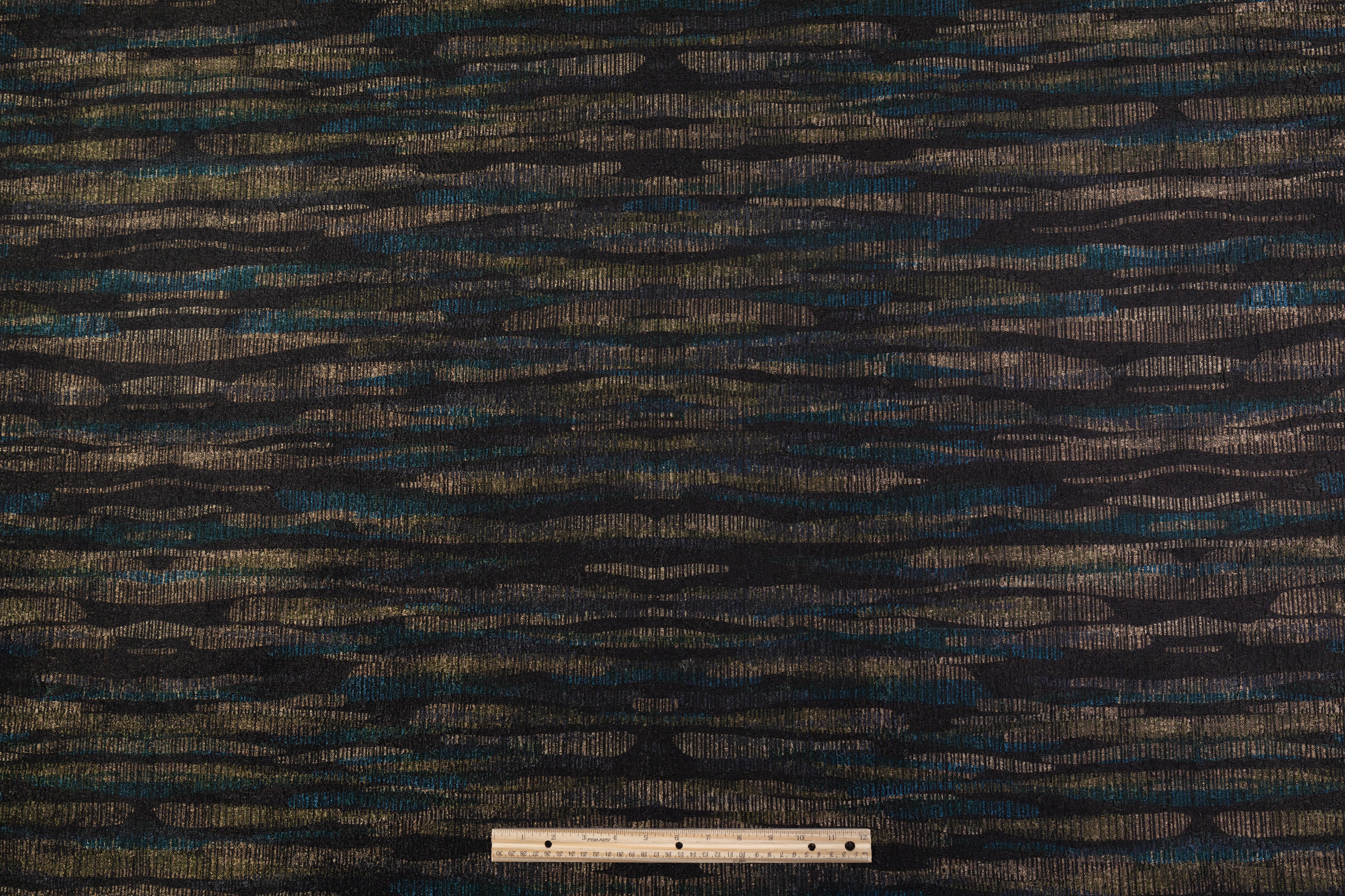 Marni - Printed Italian Brocade - Khaki / Teal / Black