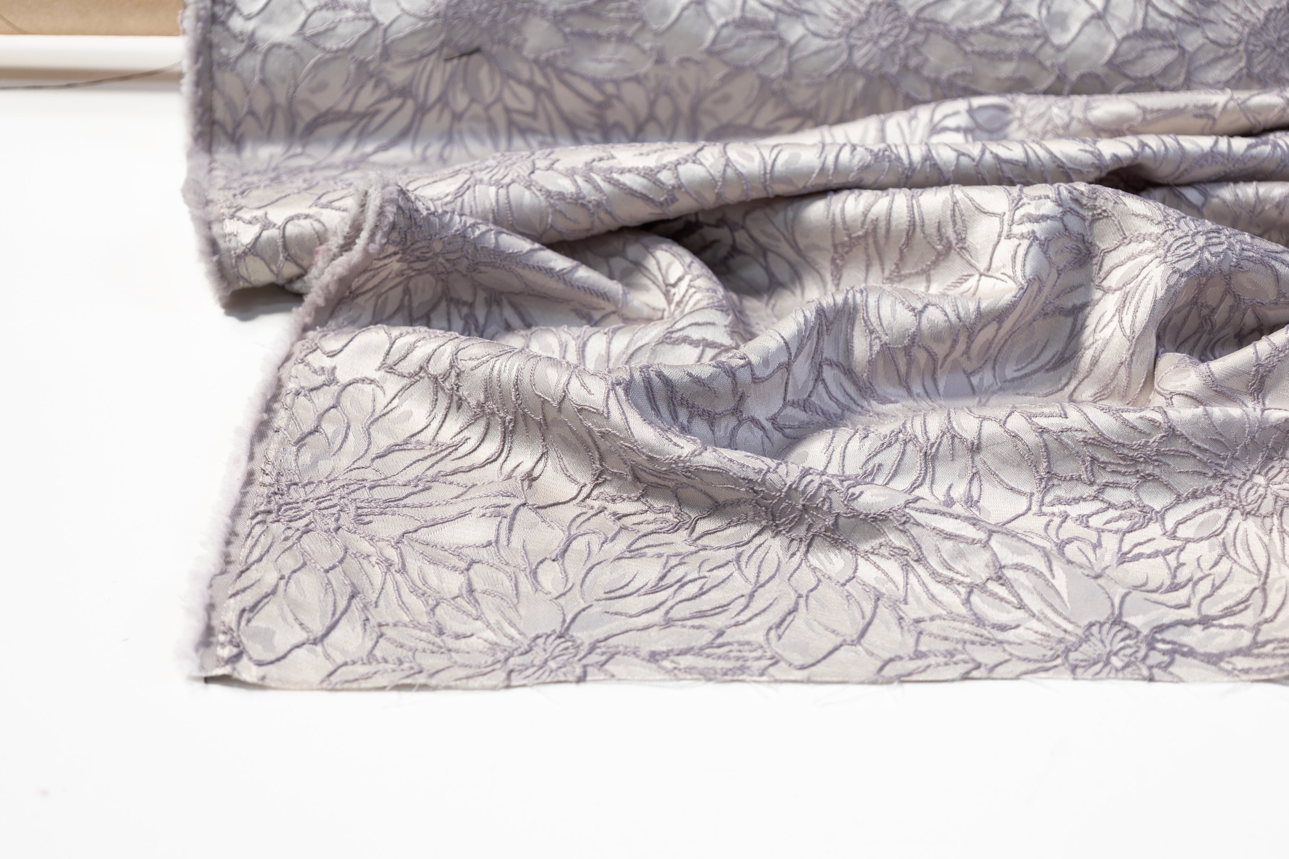 Floral Brocade - Cool Gray