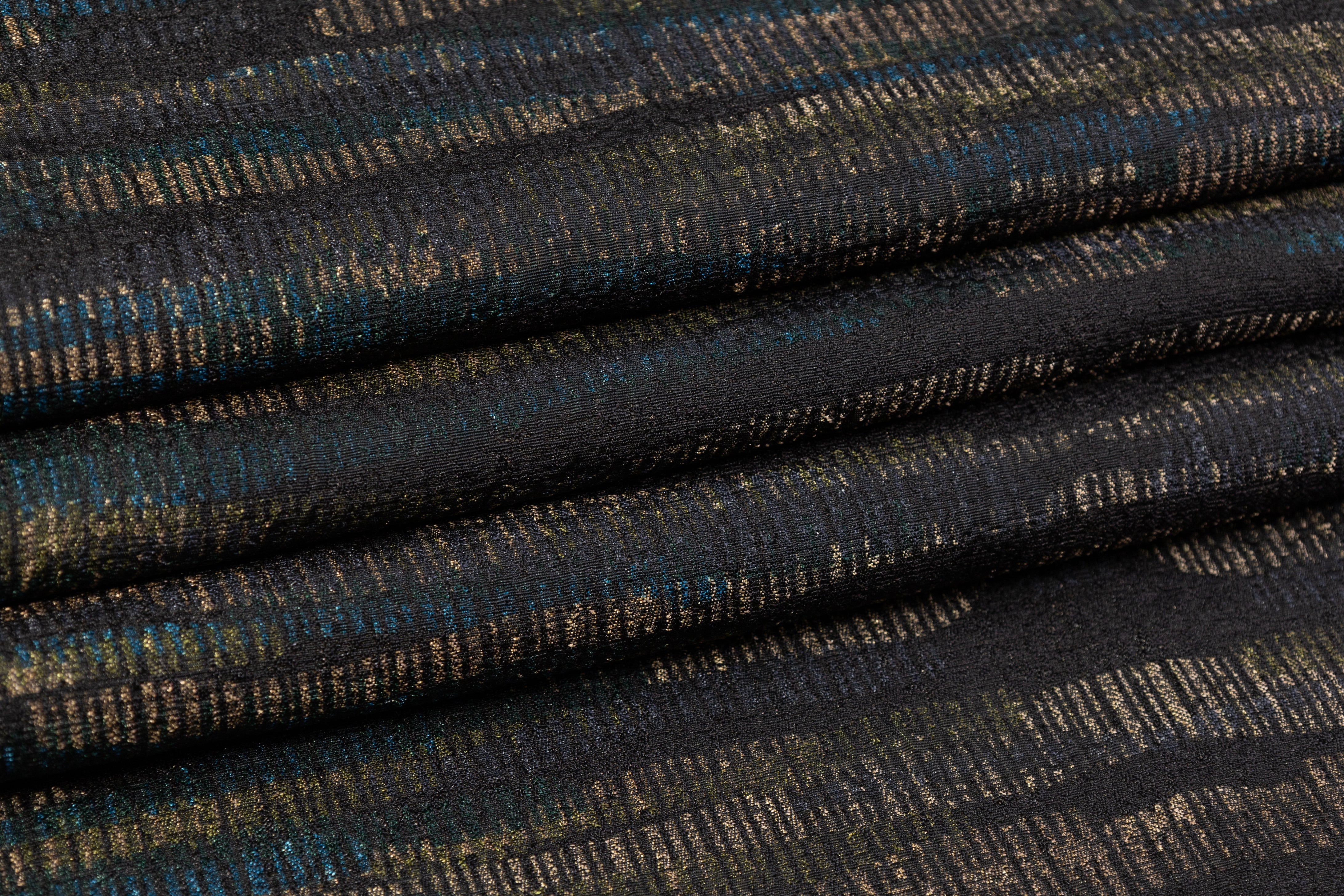 Marni - Printed Italian Brocade - Khaki / Teal / Black