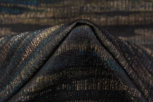 Marni - Printed Italian Brocade - Khaki / Teal / Black