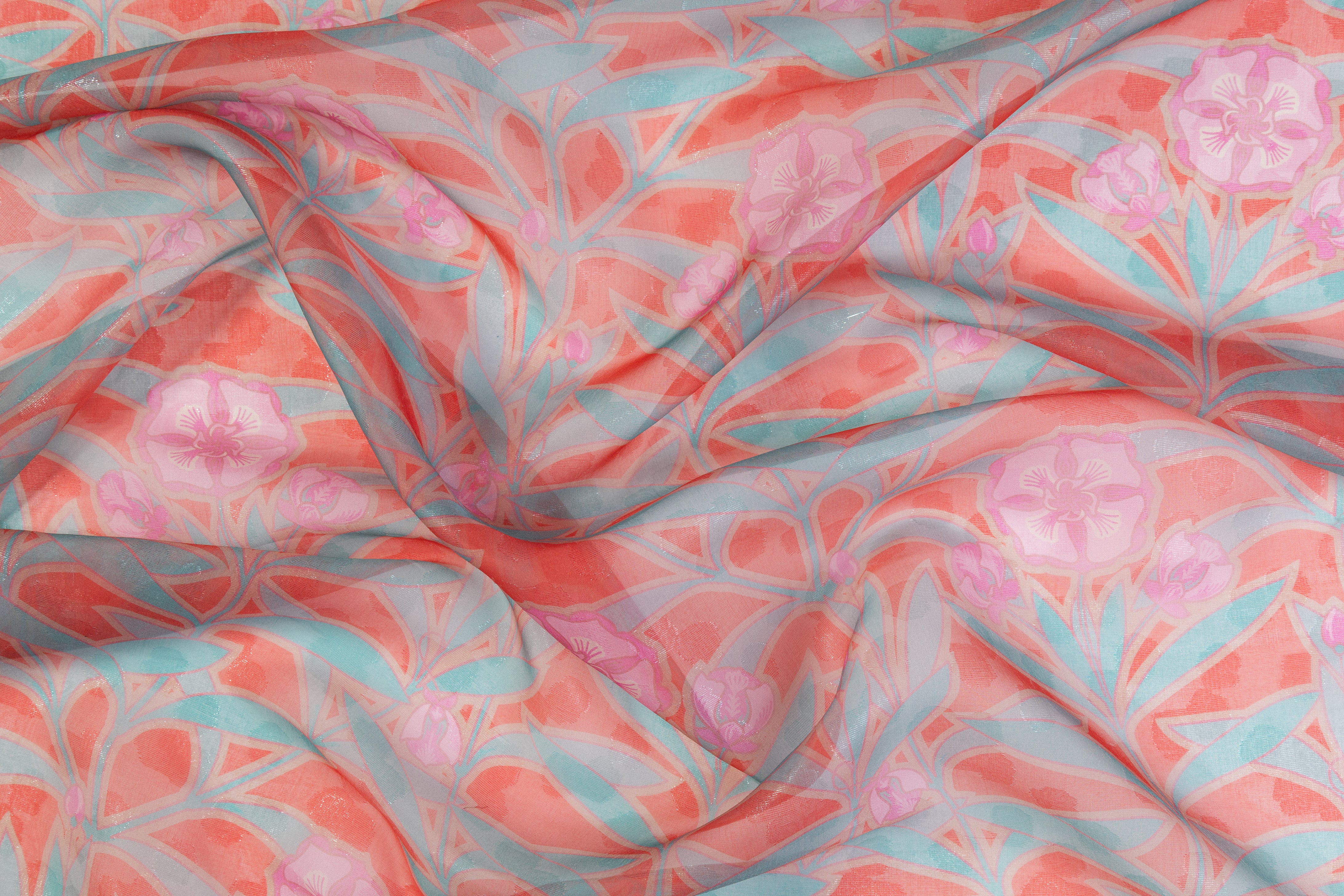 Metallic Italian Silk Organza - Multicolor