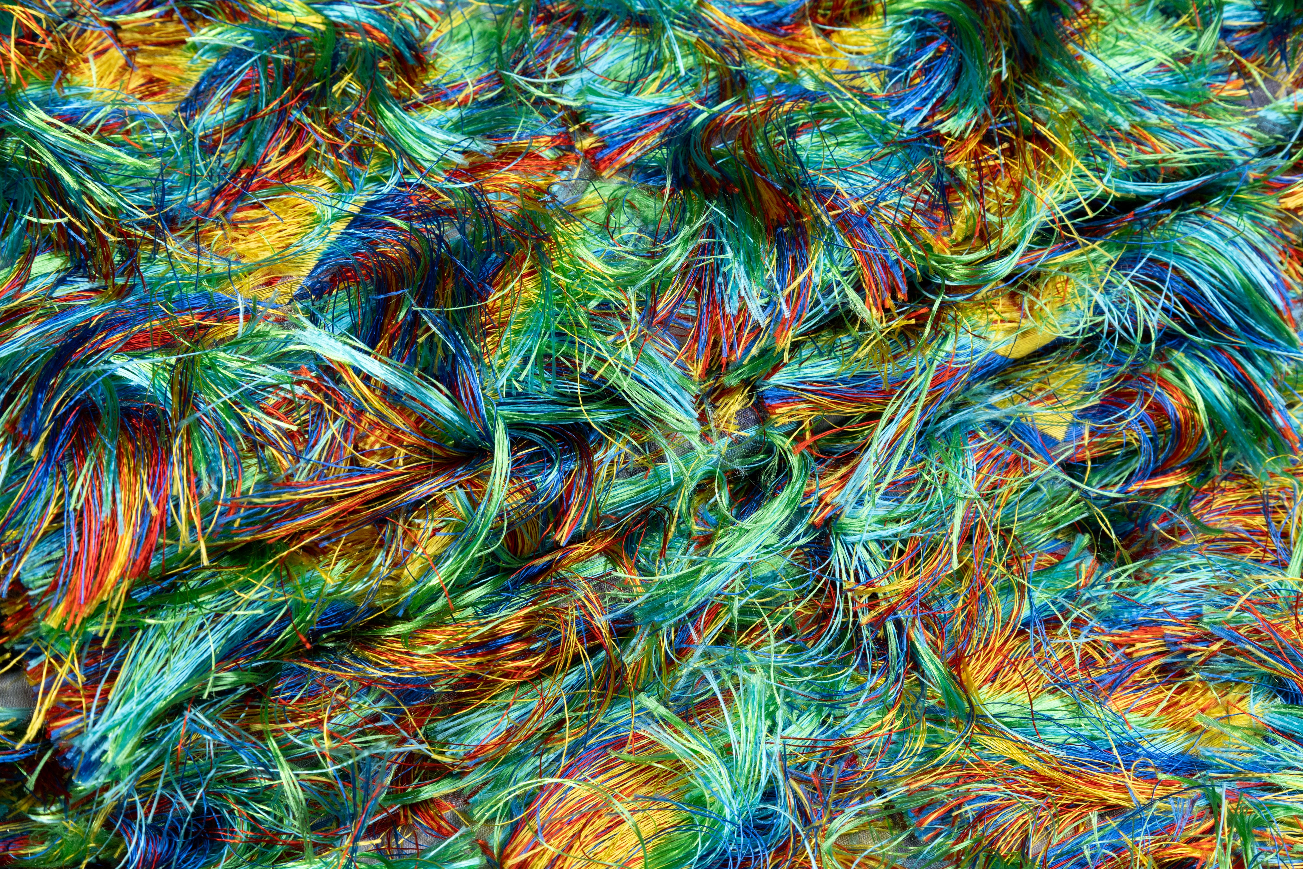 Fringed Italian Brocade - Multicolor