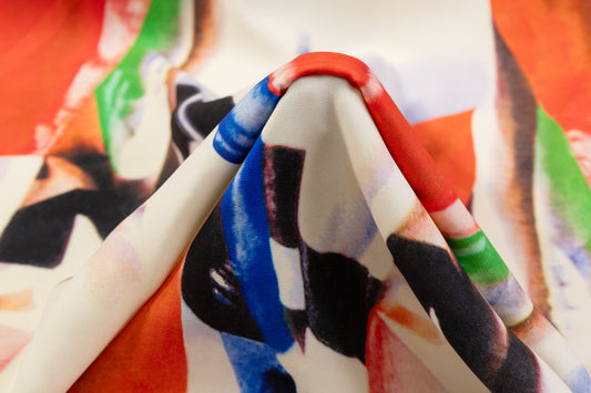 4-Ply Printed Silk Crepe - Multicolor