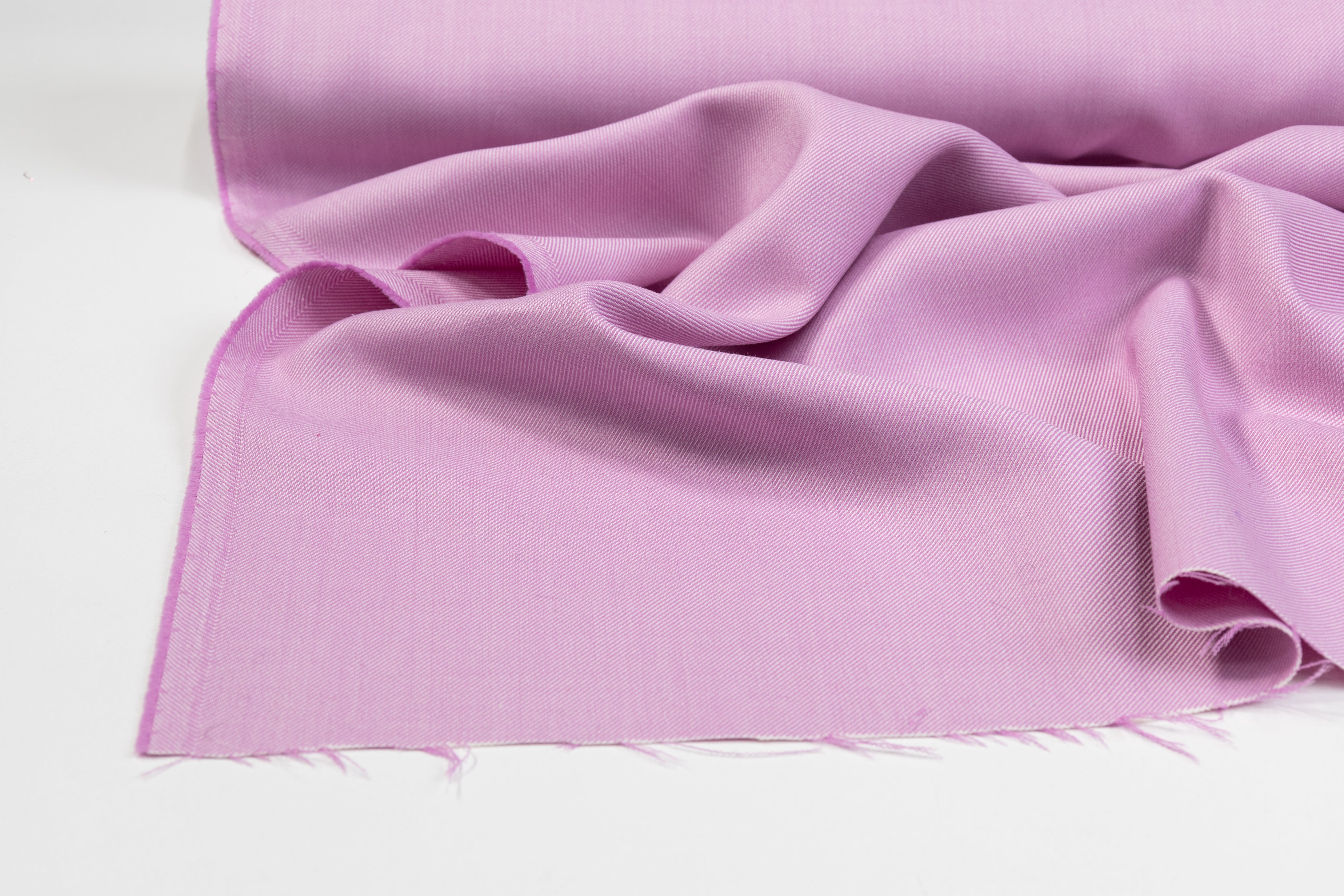 Italian Wool Twill Coating - Pink