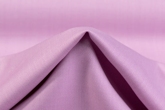 Italian Wool Twill Coating - Pink