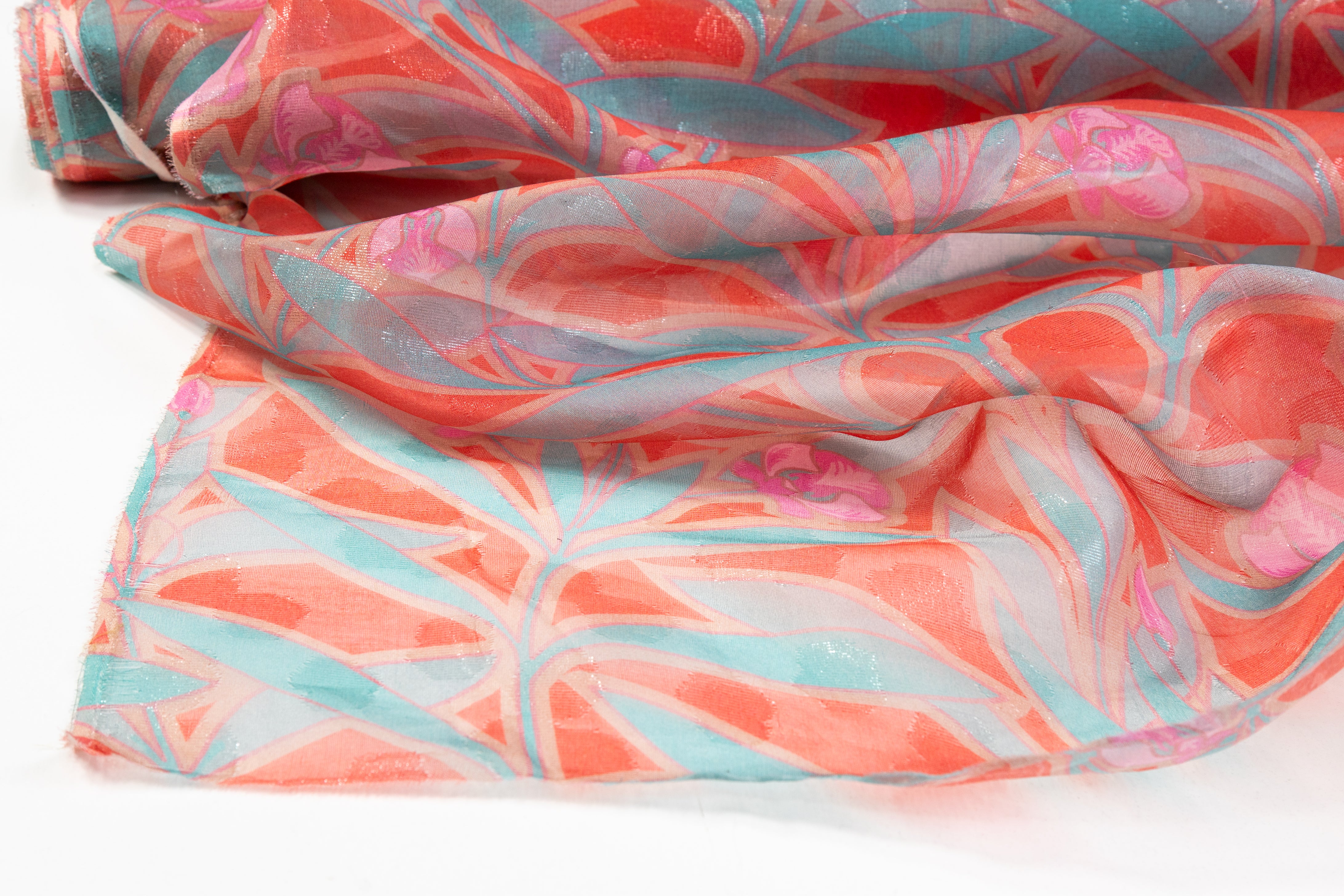 Metallic Italian Silk Organza - Multicolor