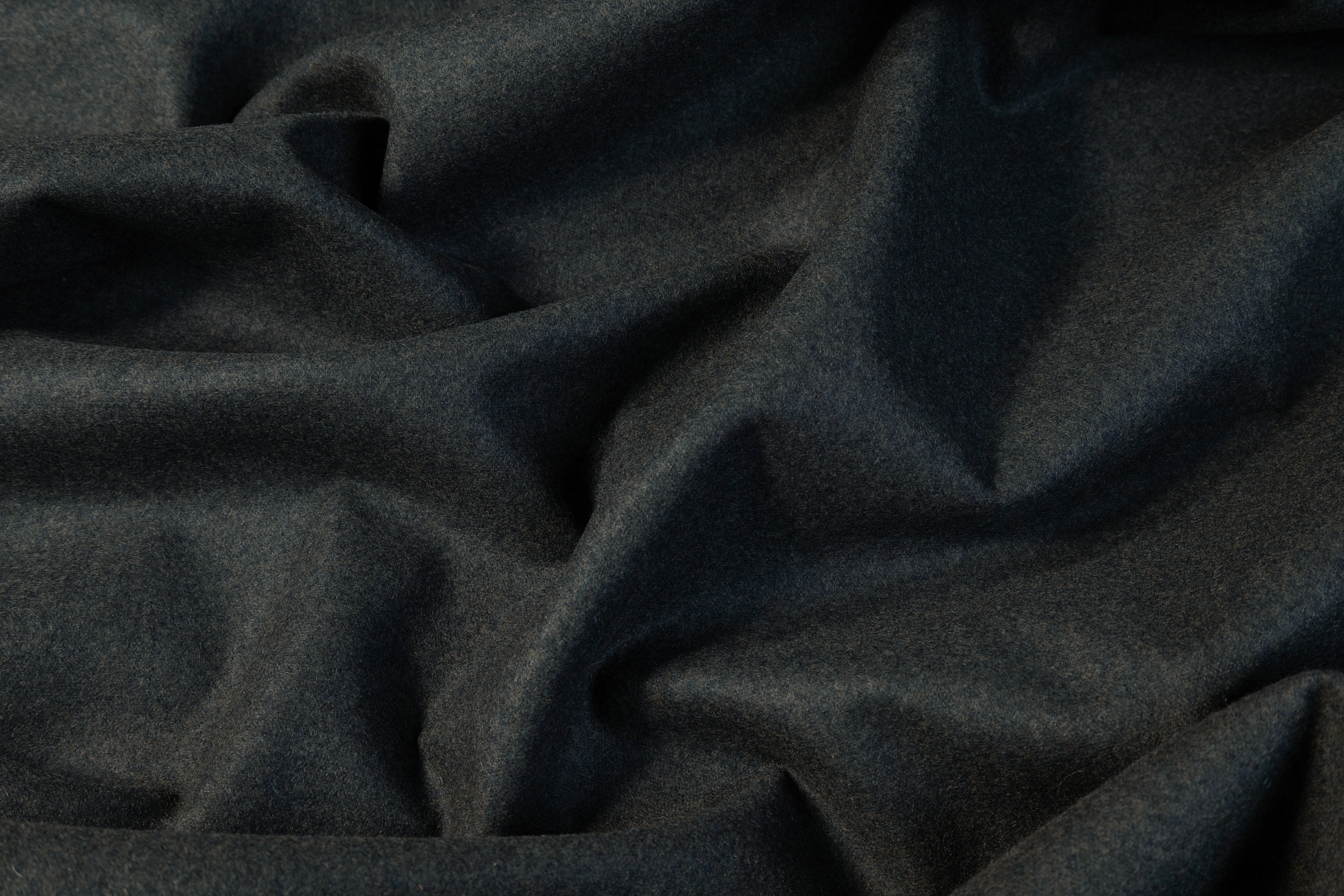 Italian Wool Blend Felt - Dark Green