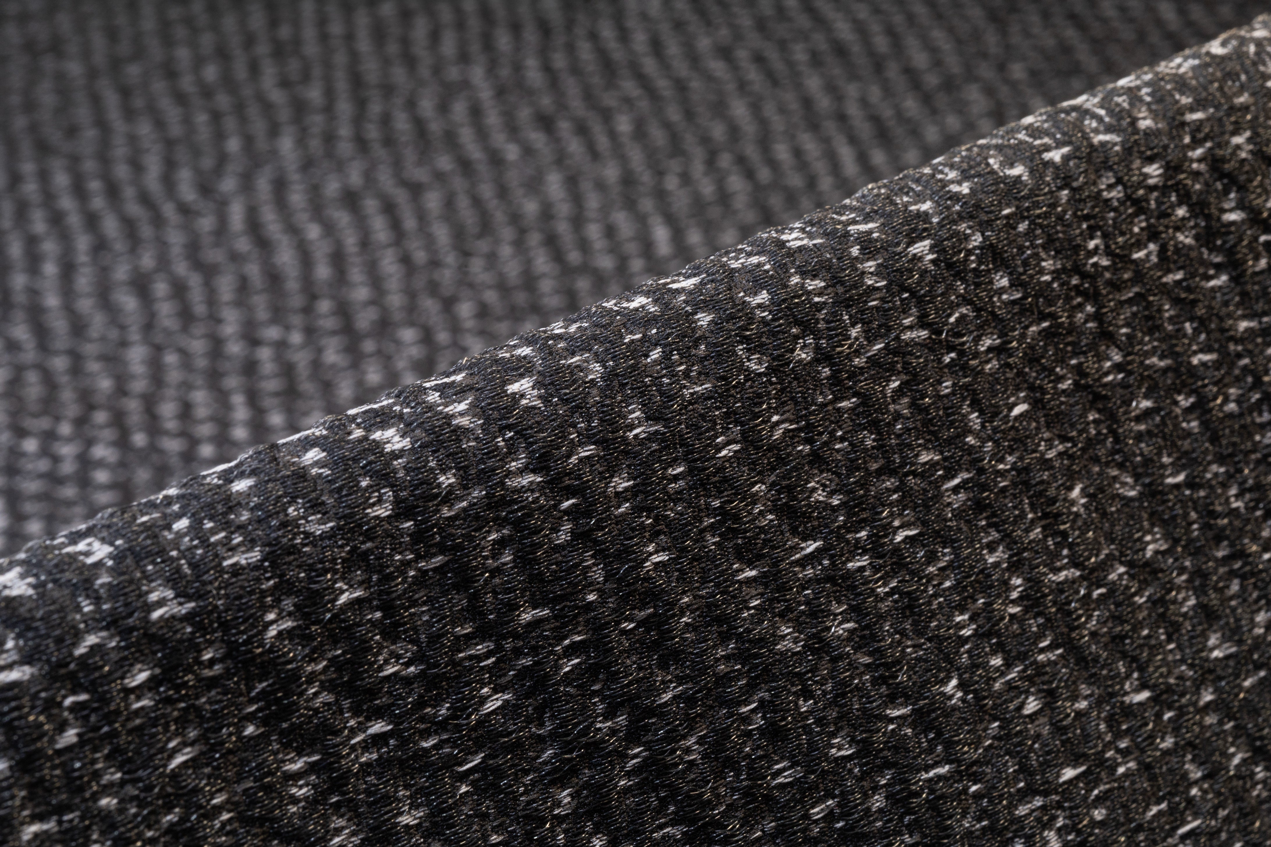 Textured Italian Brocade - Charcoal Gray