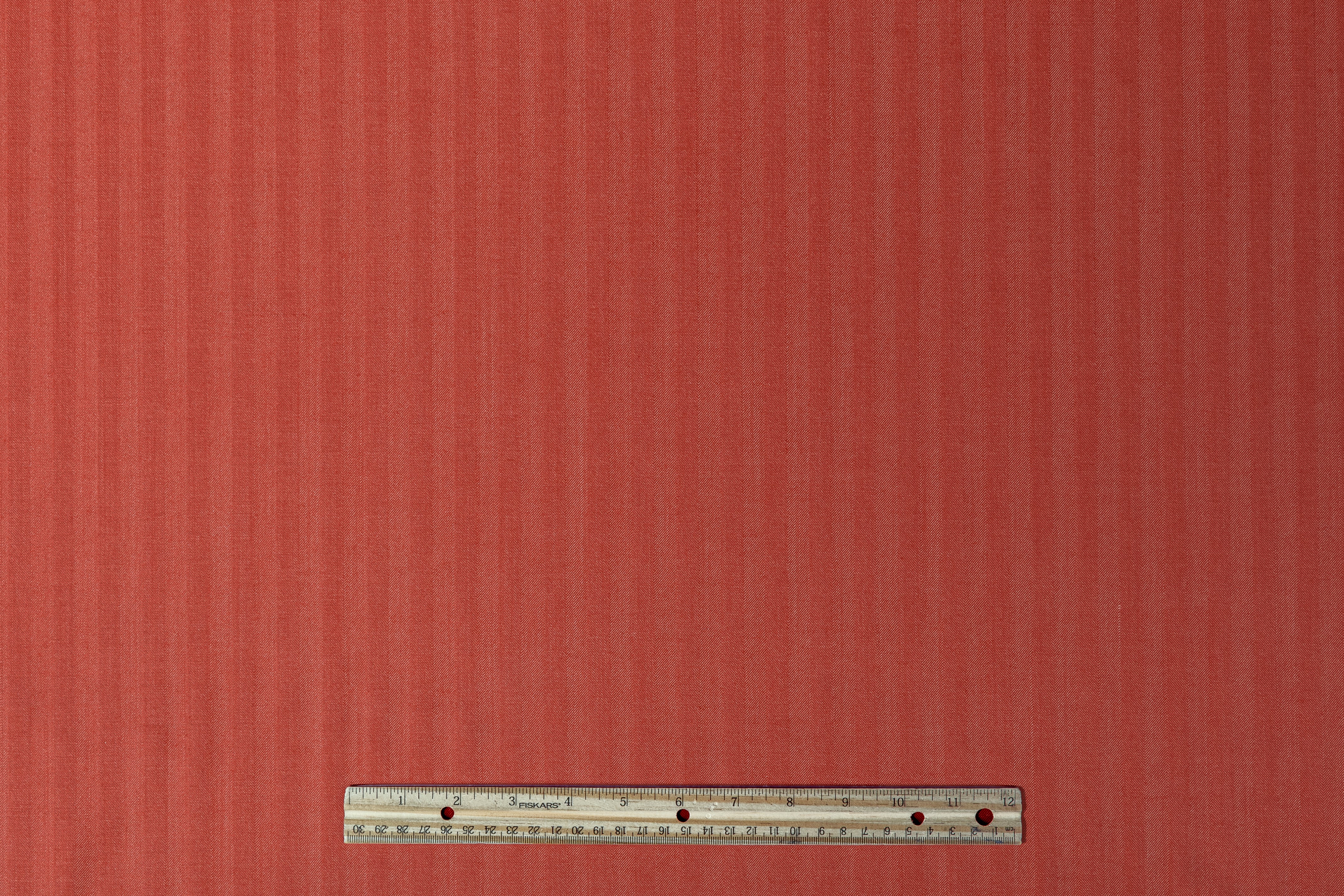 Iridescent Herringbone Italian Wool Suiting - Fire Rust