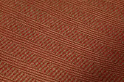 Iridescent Herringbone Wool Suiting - Fire Rust