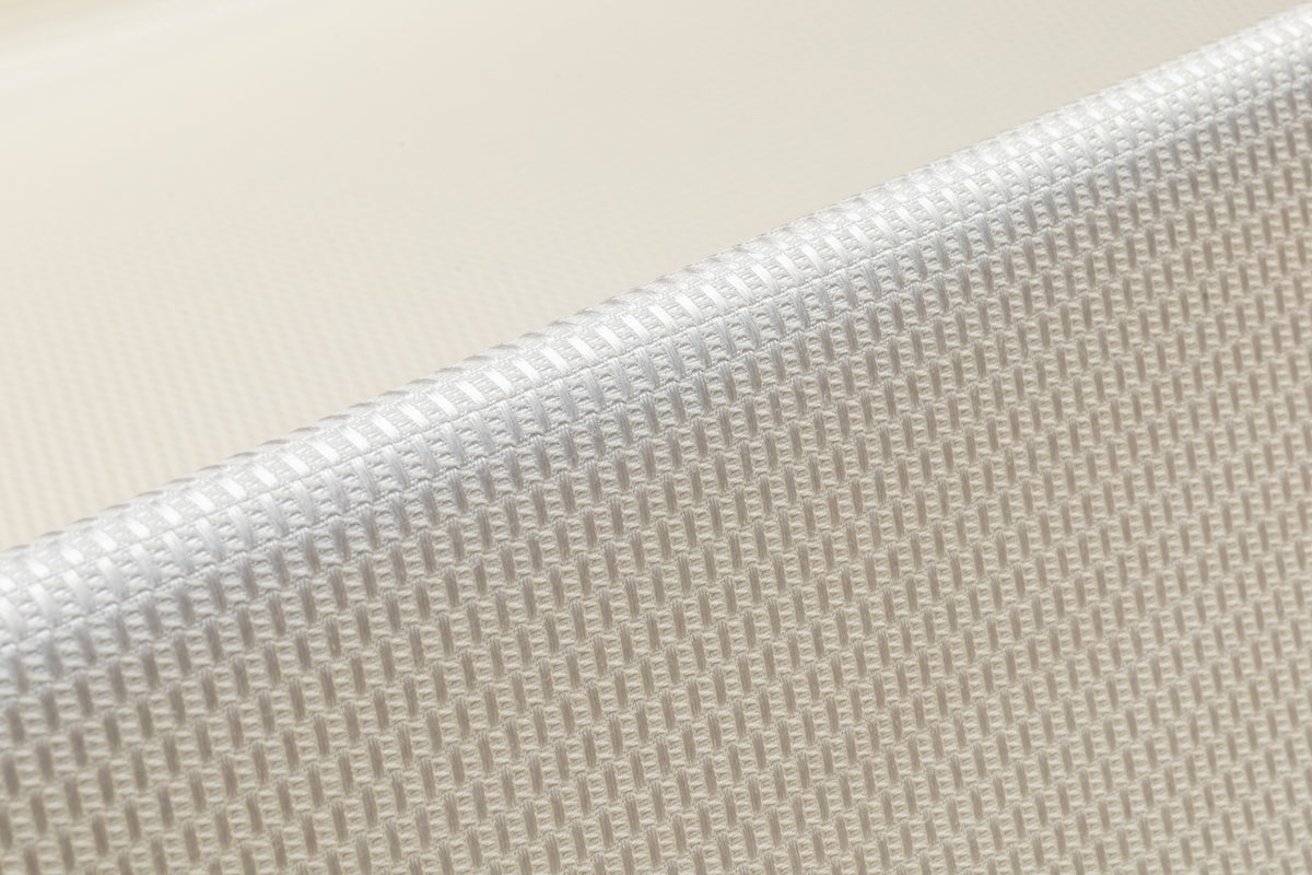 Textured Italian Silk and Wool Brocade - Ivory