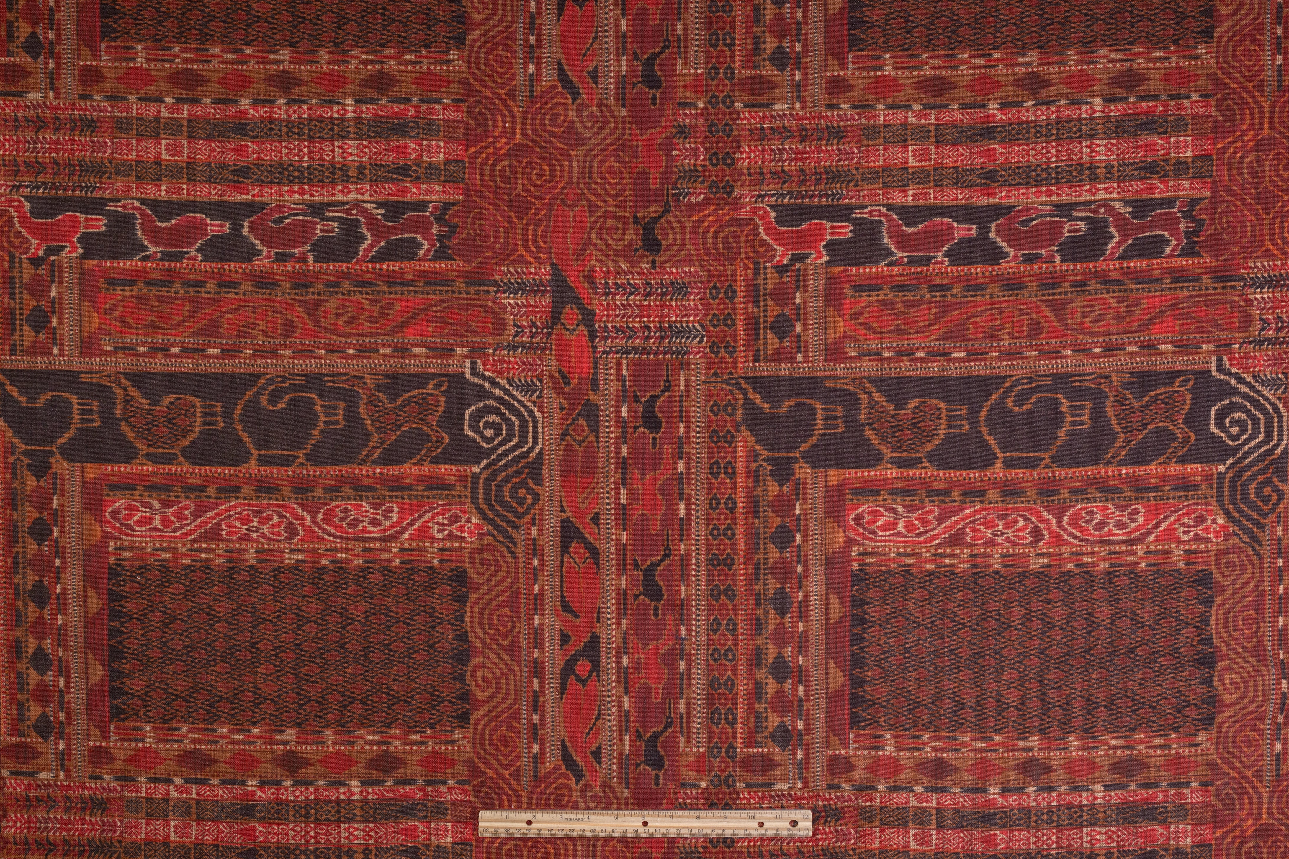 Traditional Italian Upholstery Cotton Canvas - Brick