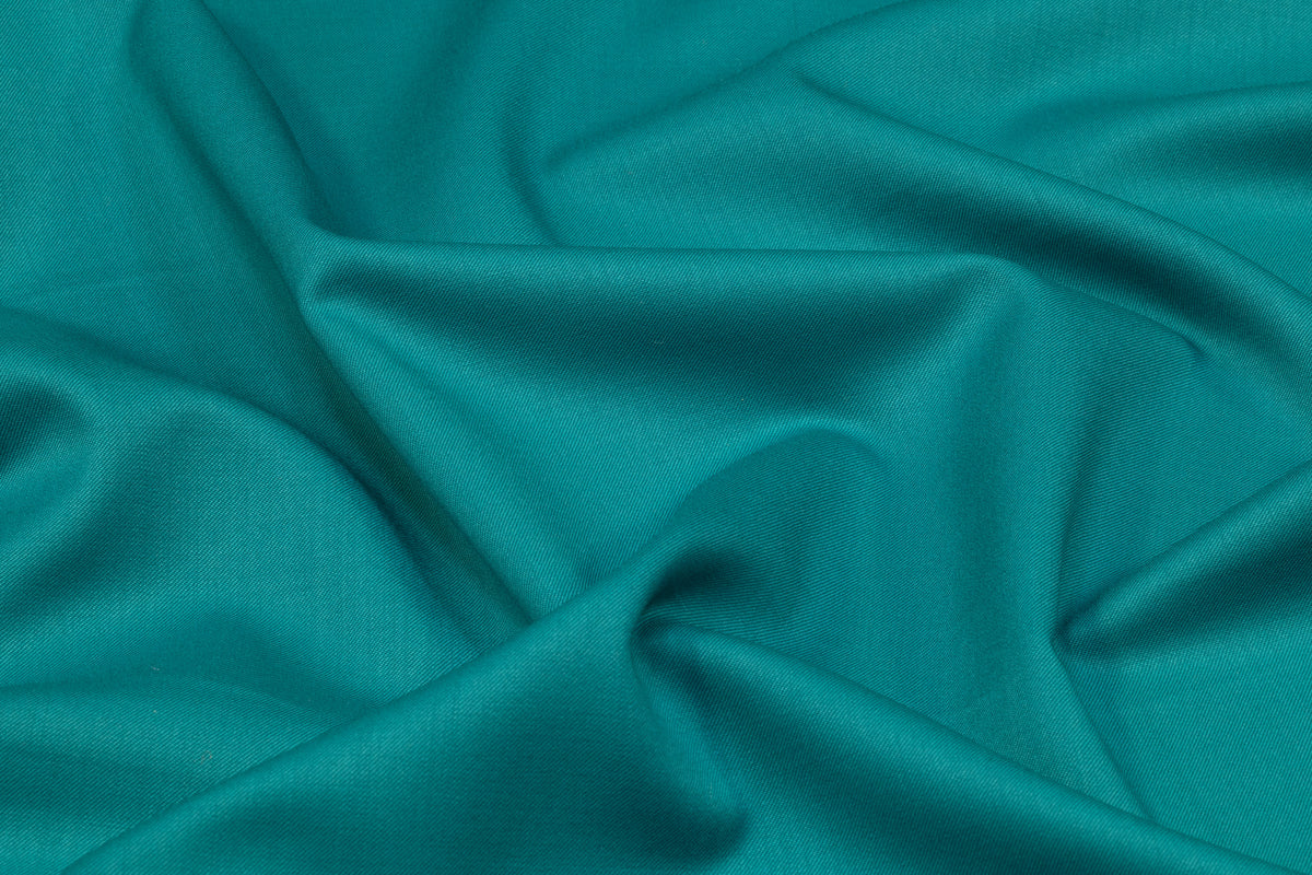 Summer Tasmania Super 130s Italian Wool Suiting - Teal