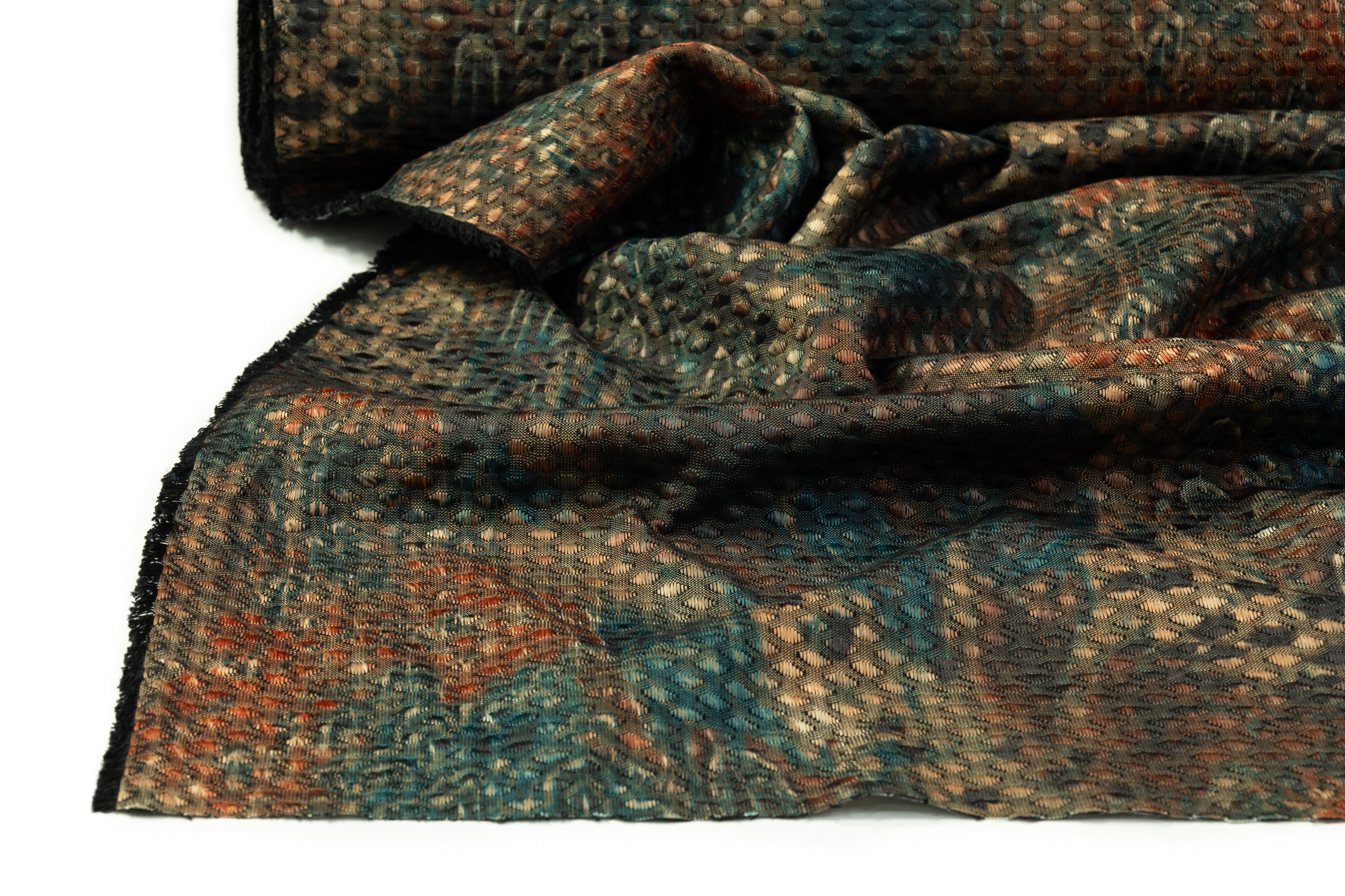 Printed Italian Diamond Brocade