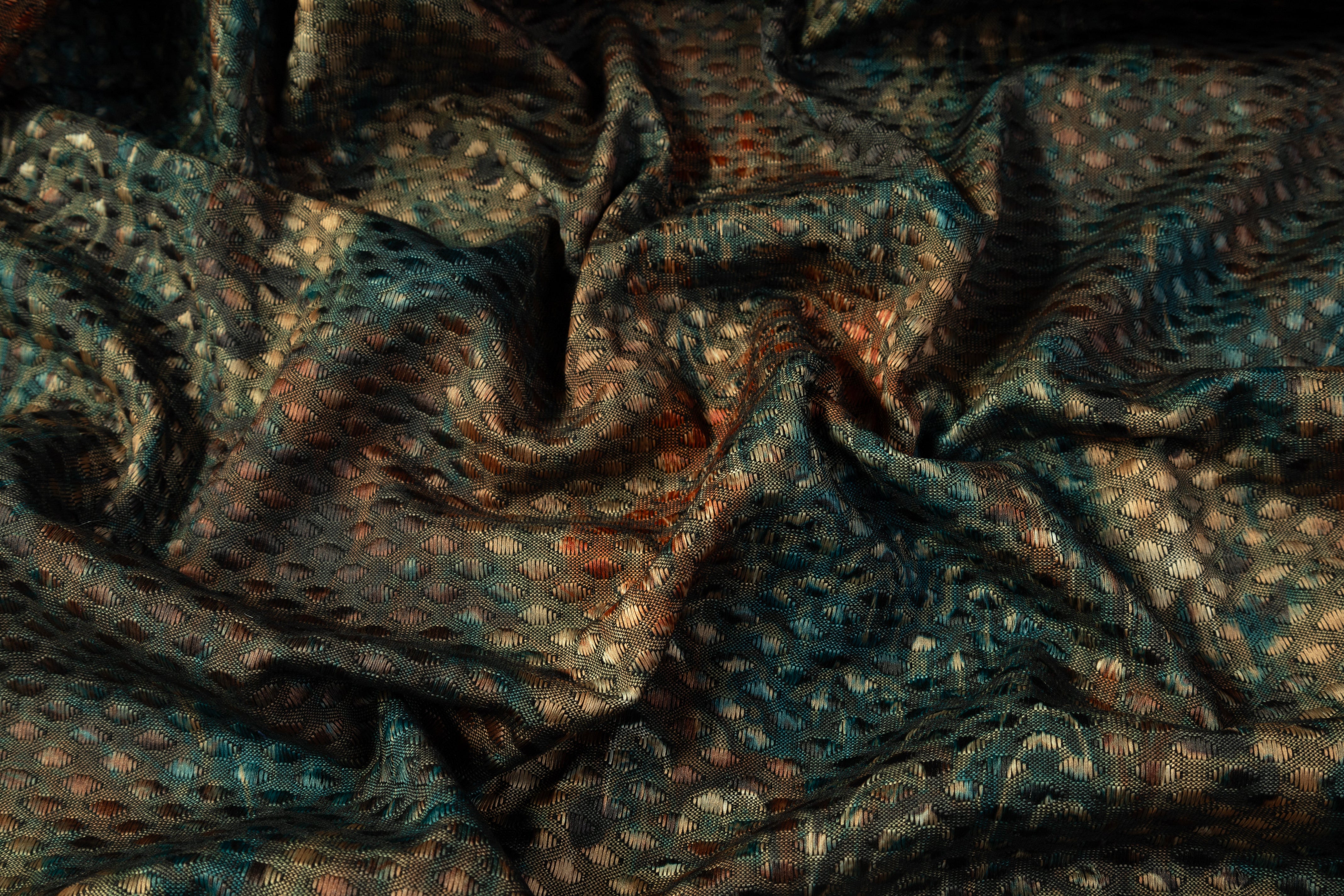 Printed Italian Diamond Brocade