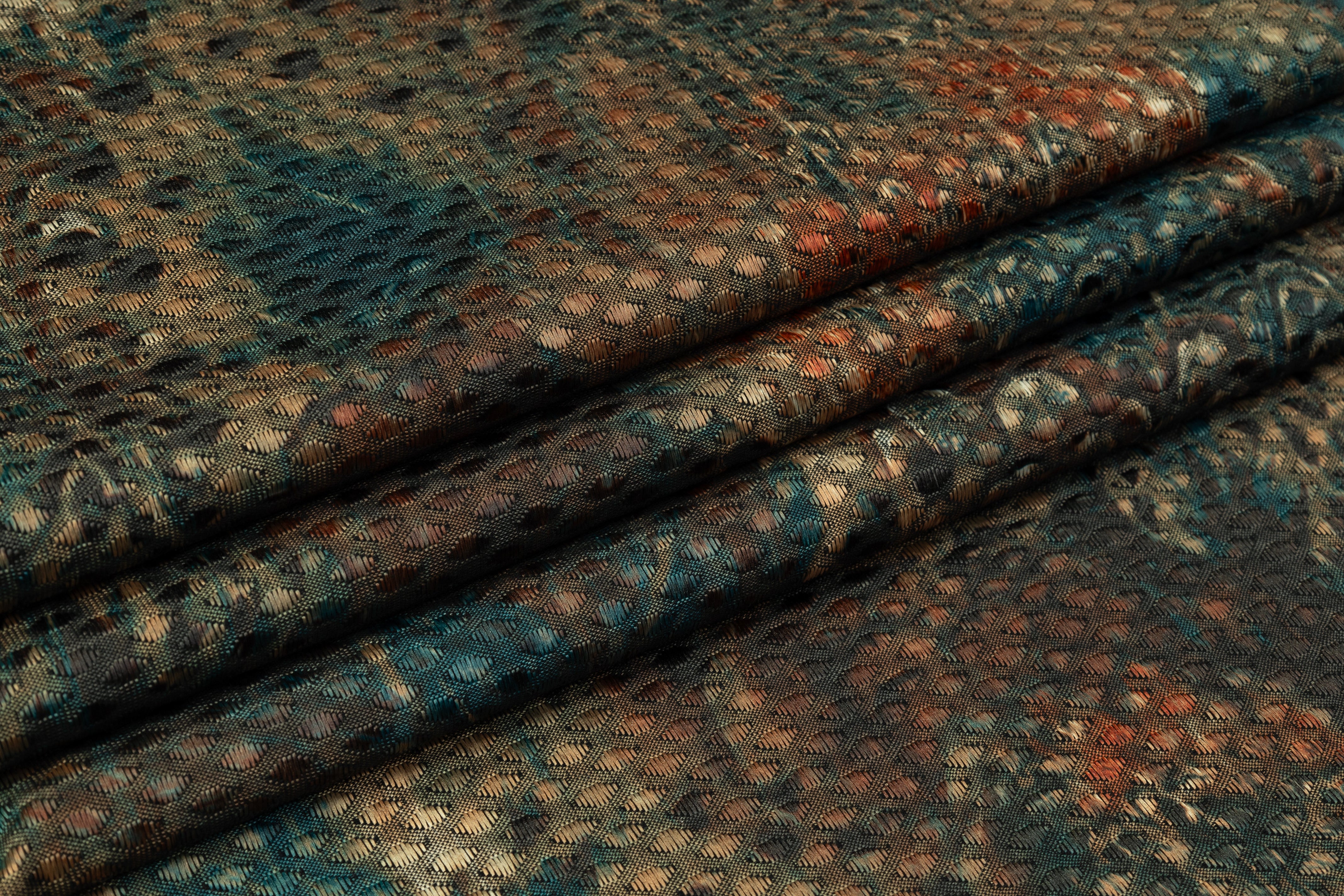 Printed Italian Diamond Brocade