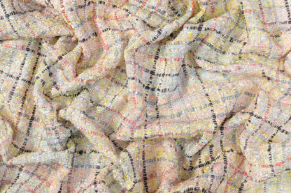 Viscose Chenille Tweed - Multicolor