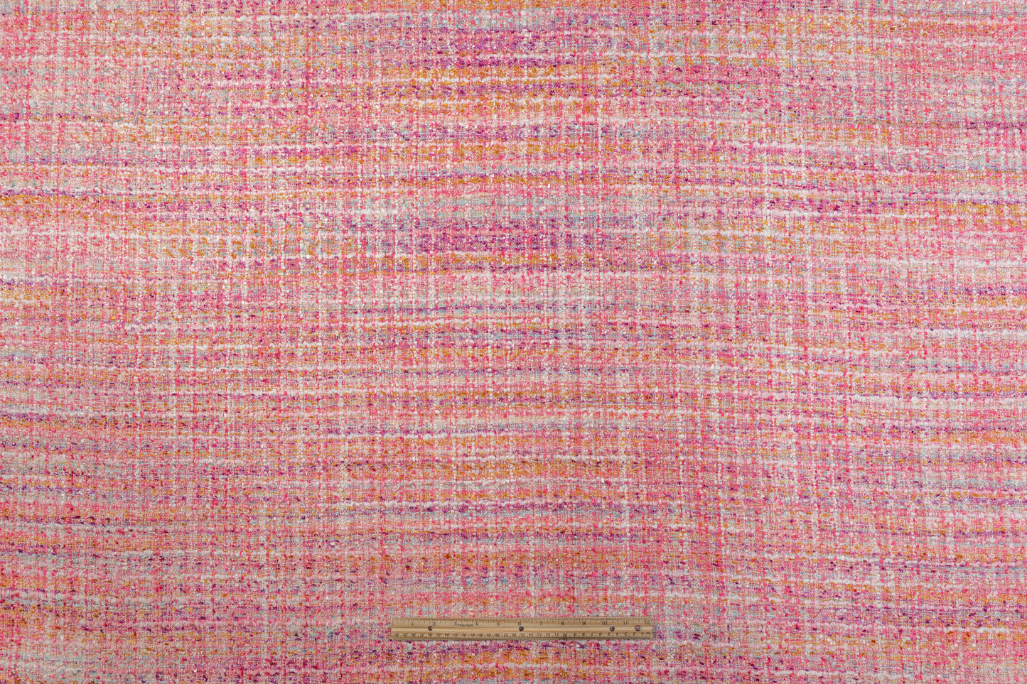 Viscose Chenille Tweed - Pink