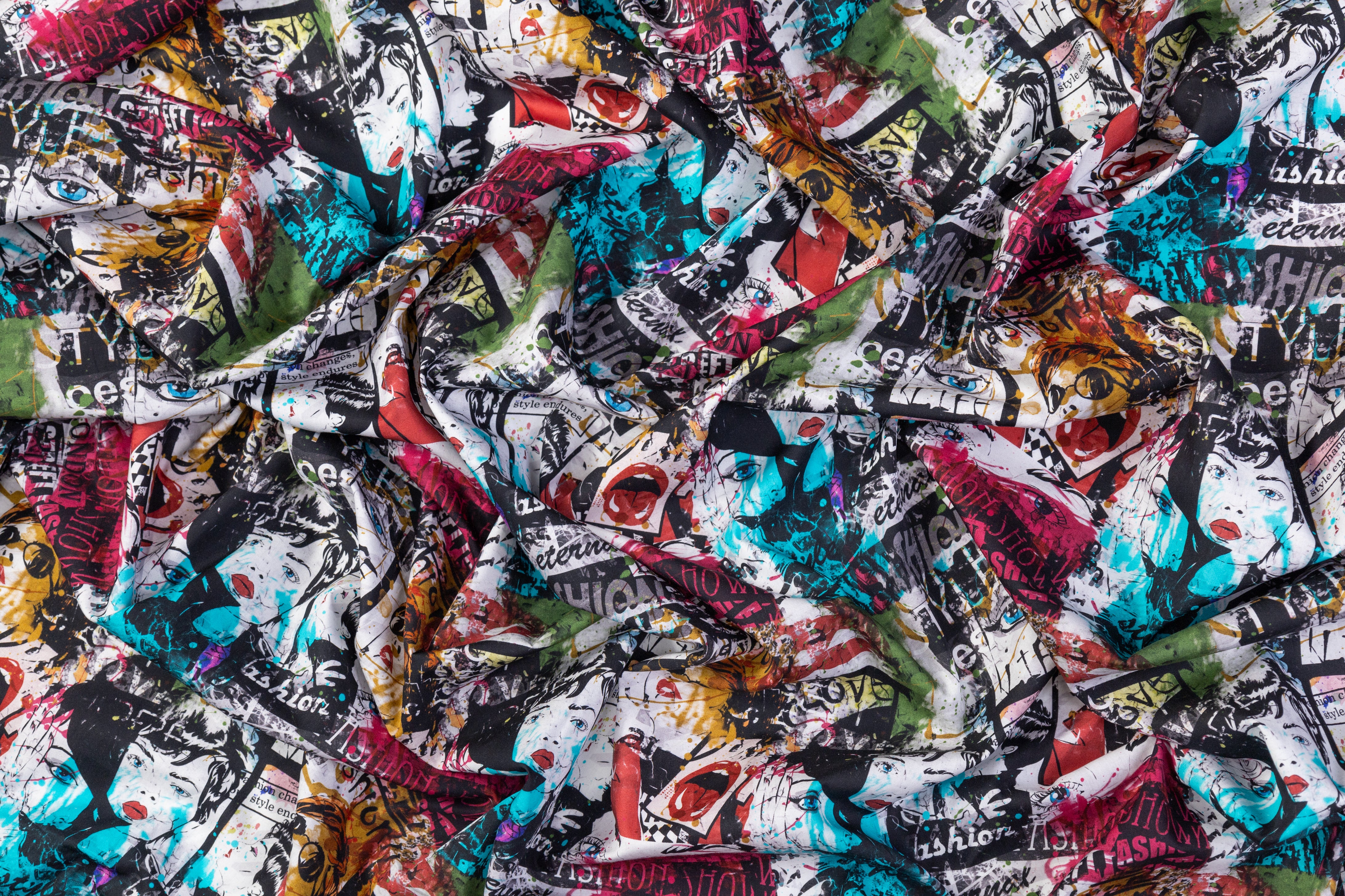 Printed Italian Cotton - Multicolor