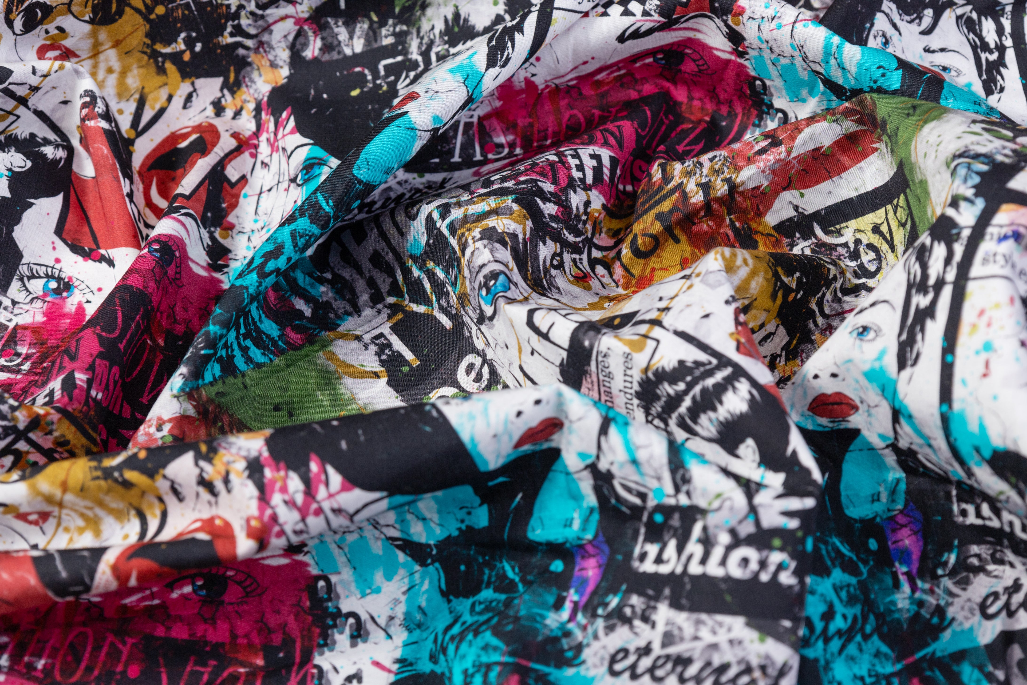 Printed Italian Cotton - Multicolor