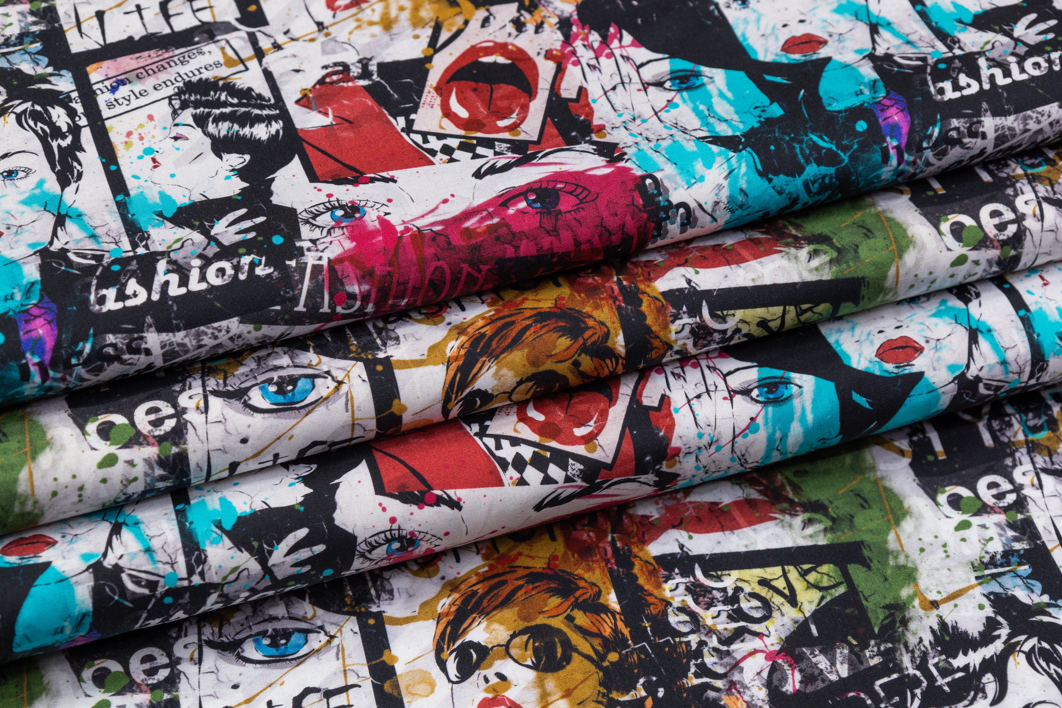 Printed Italian Cotton - Multicolor