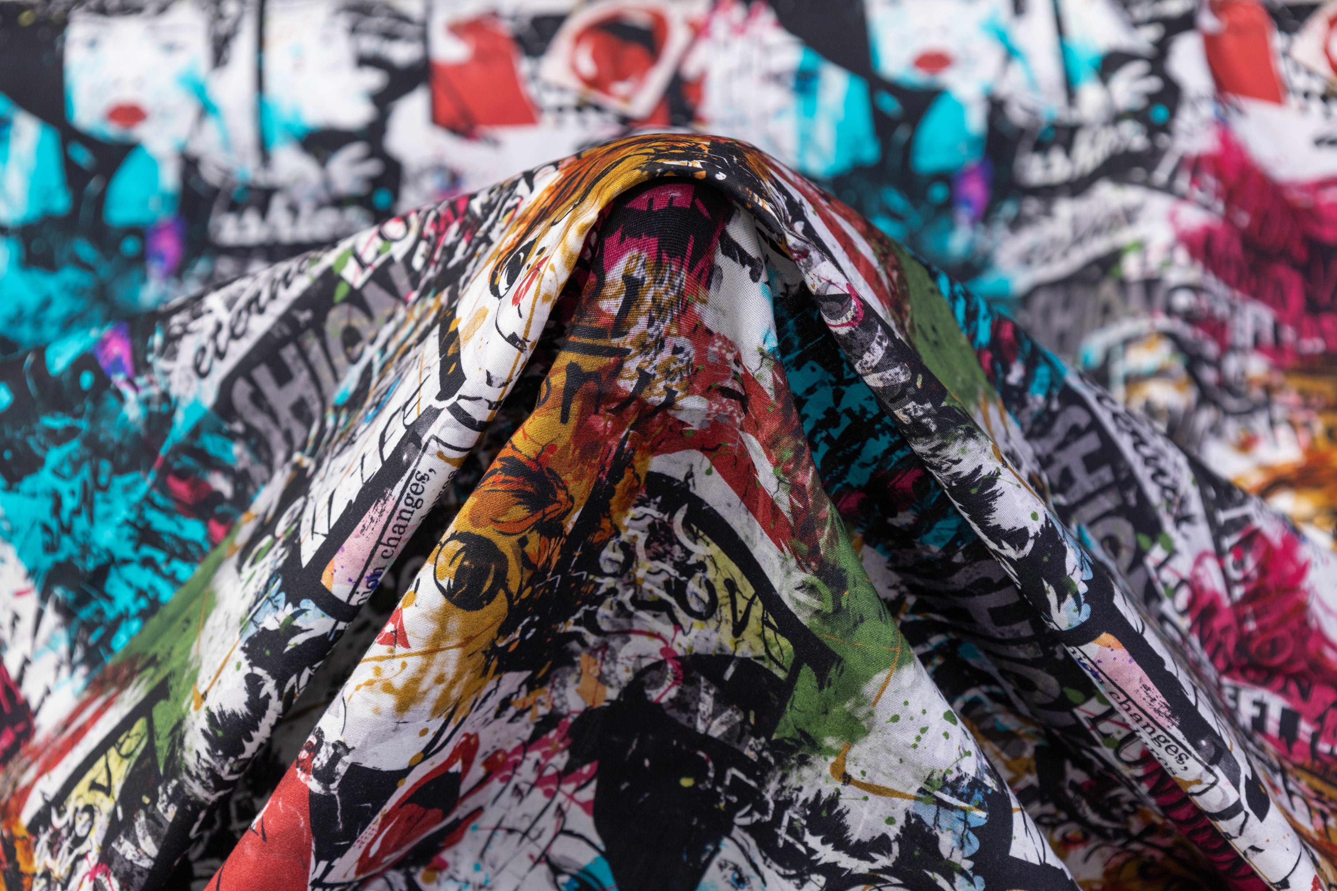Printed Italian Cotton - Multicolor