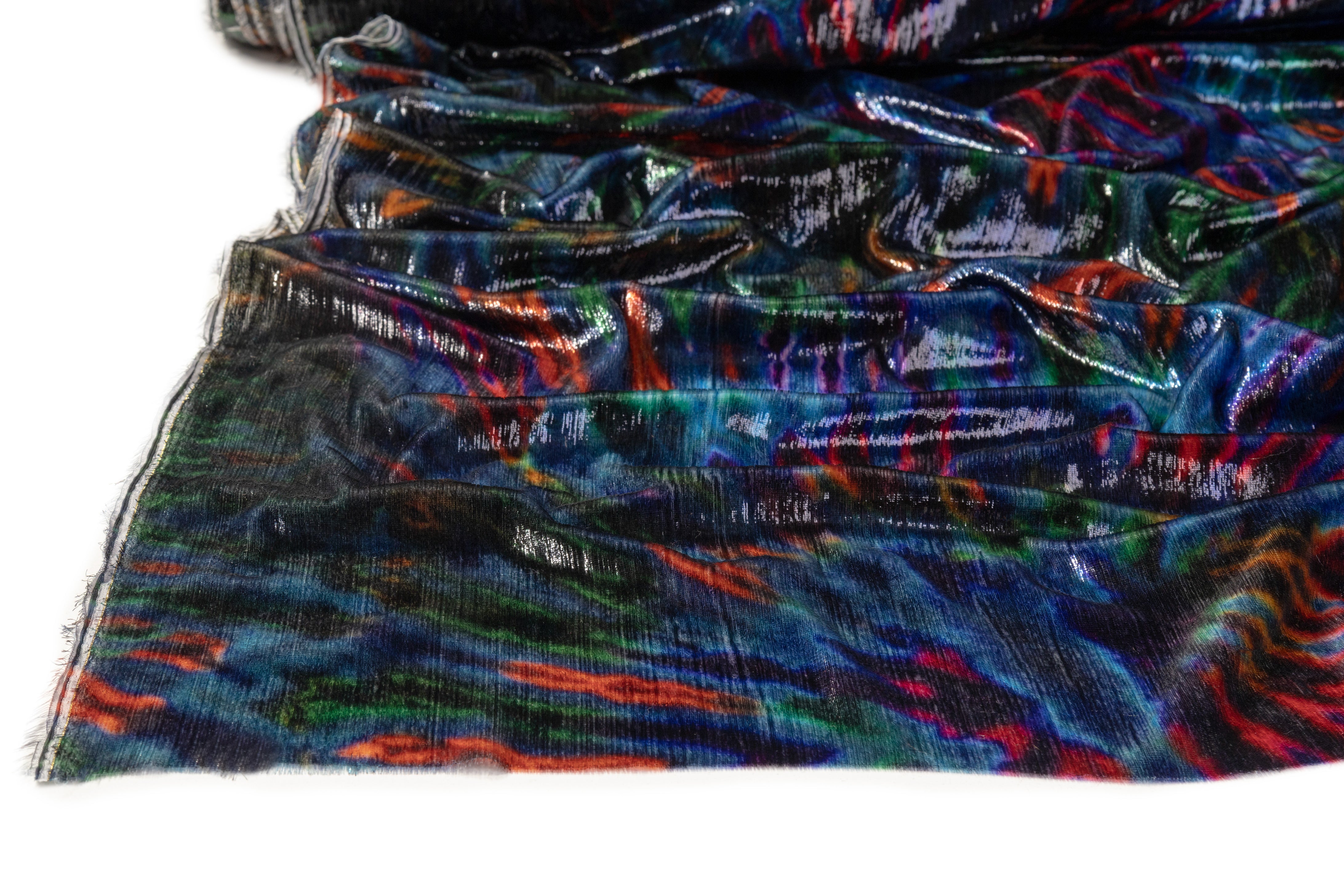 Metallic Italian Velvet - Multicolor