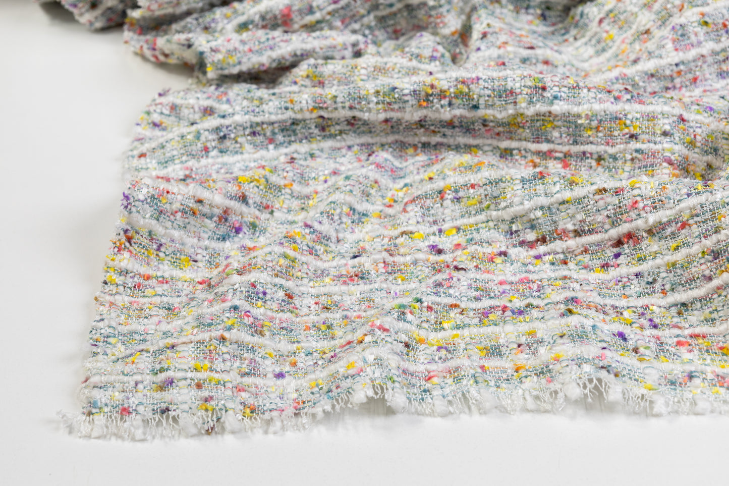 Viscose Chenille Tweed - Multicolor