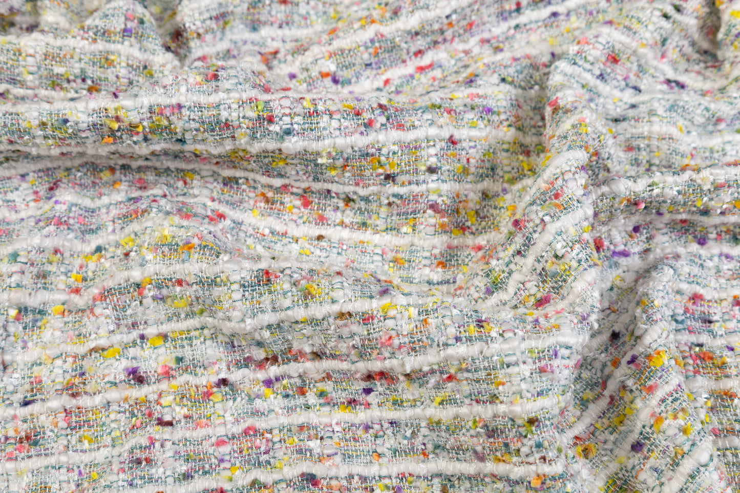 Viscose Chenille Tweed - Multicolor