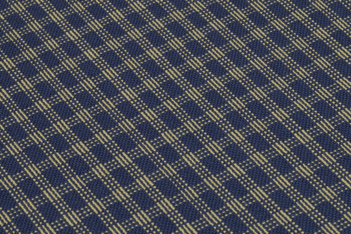 Checked Italian Wool Suiting - Blue / Green