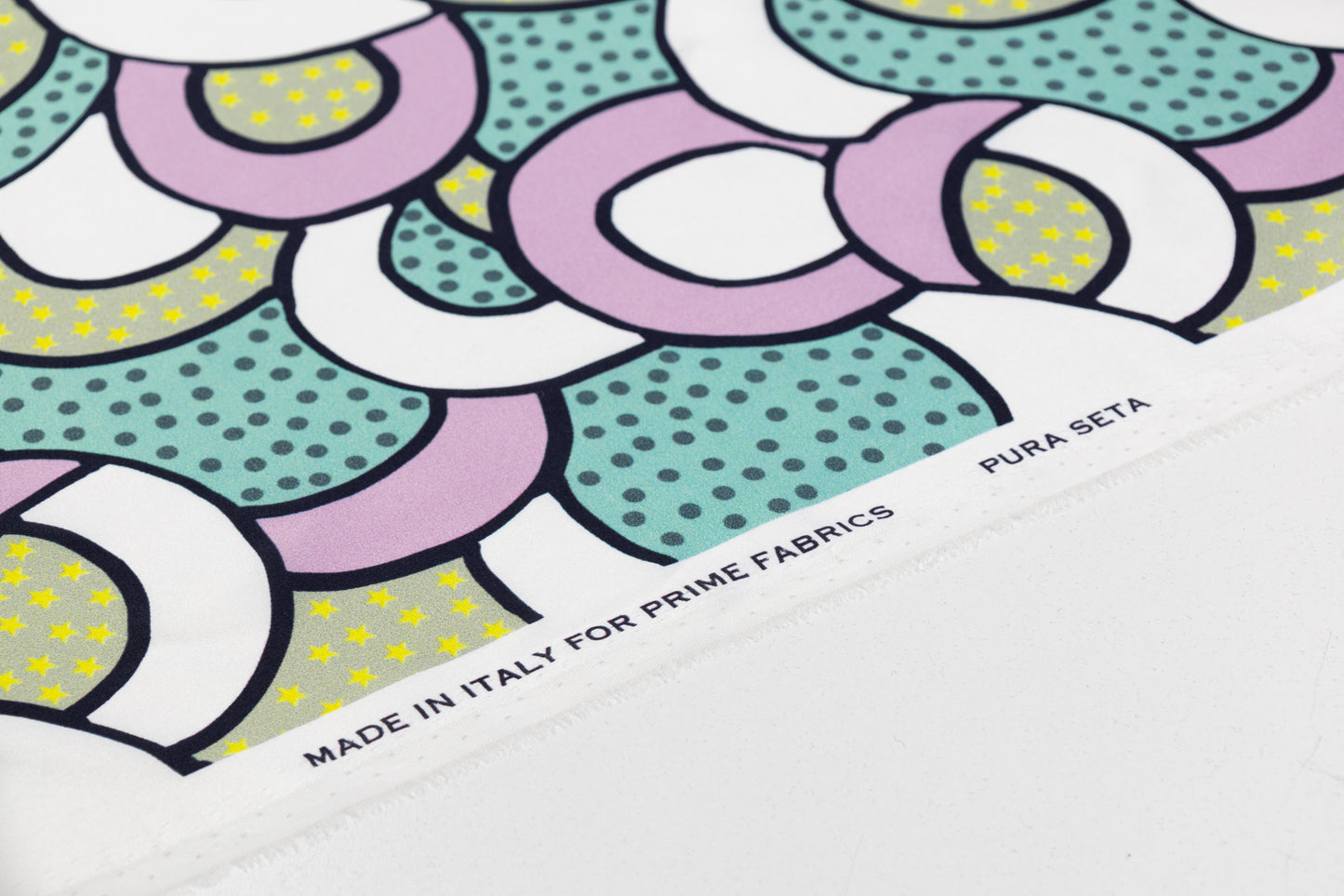 Printed Italian Silk Charmeuse - Multicolor
