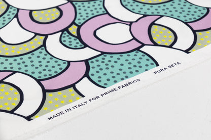 Printed Italian Silk Charmeuse - Multicolor