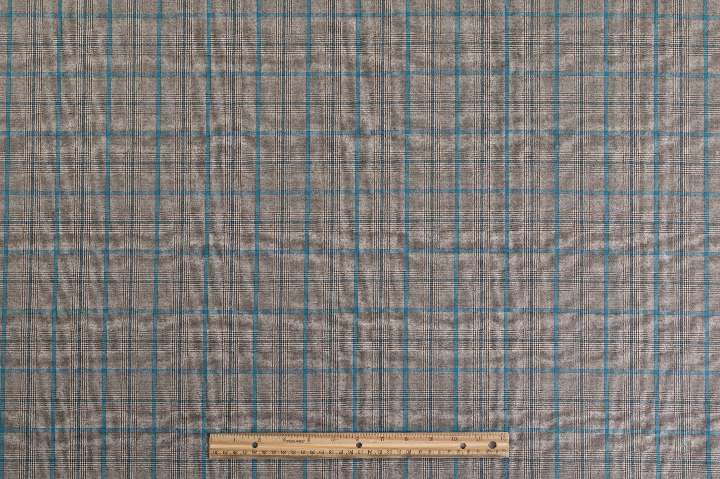 Carnet - Checked Italian Wool Suiting - Blue / Gray / Brown