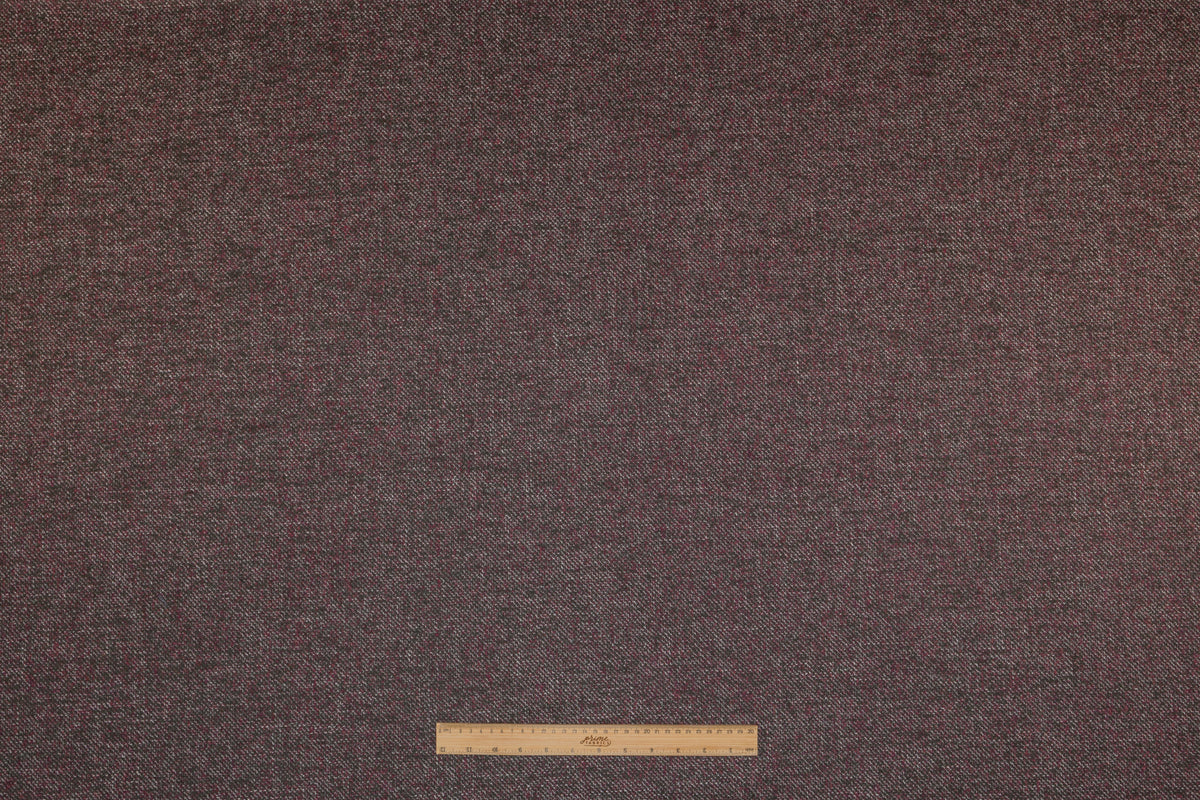 Cerruti - Silk and Wool Tweed Suiting - Wine / Green